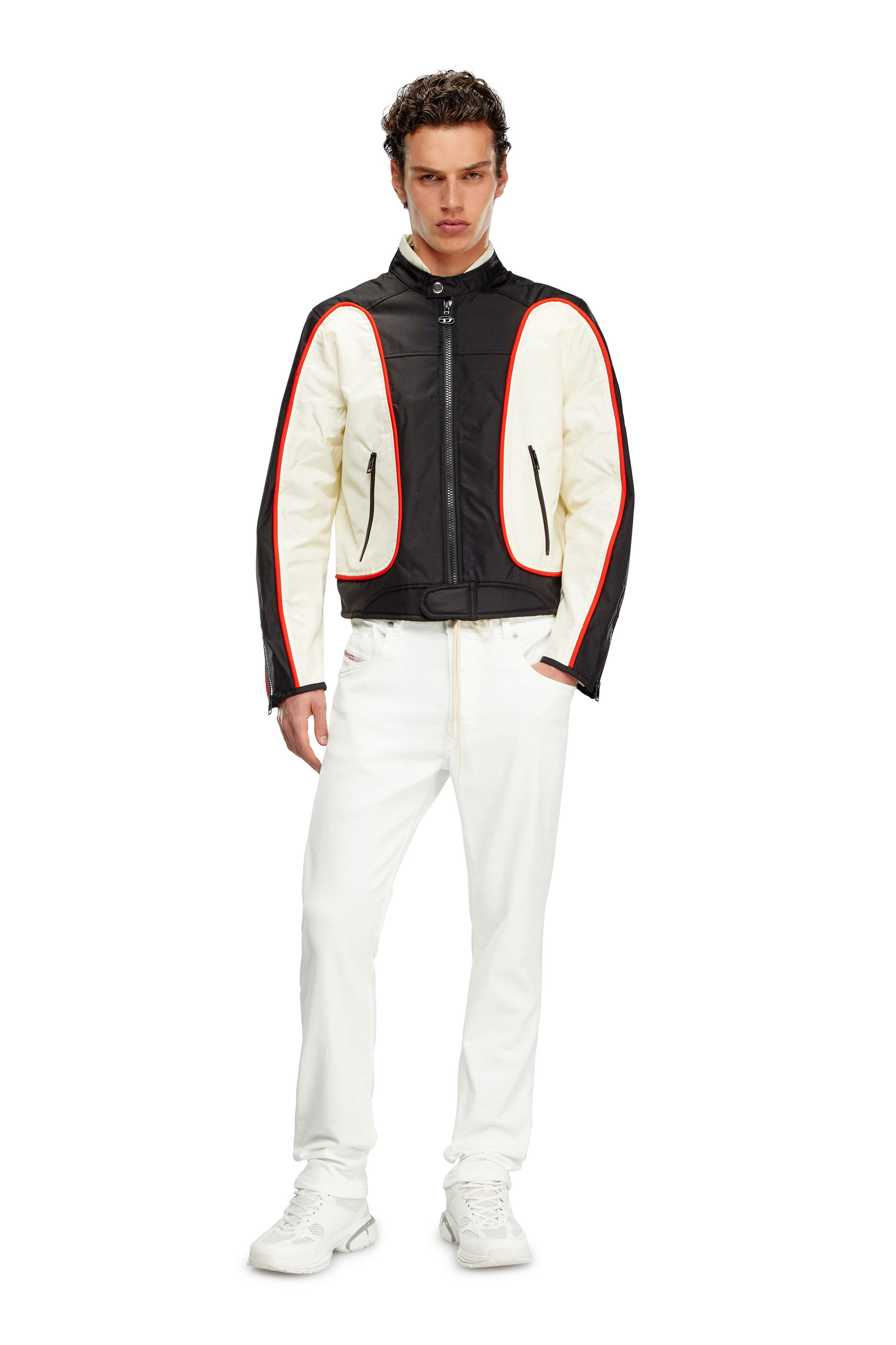 Diesel - Regular 2032 D-Krooley Joggjeans® 068HX Homme, Blanc - Image 1