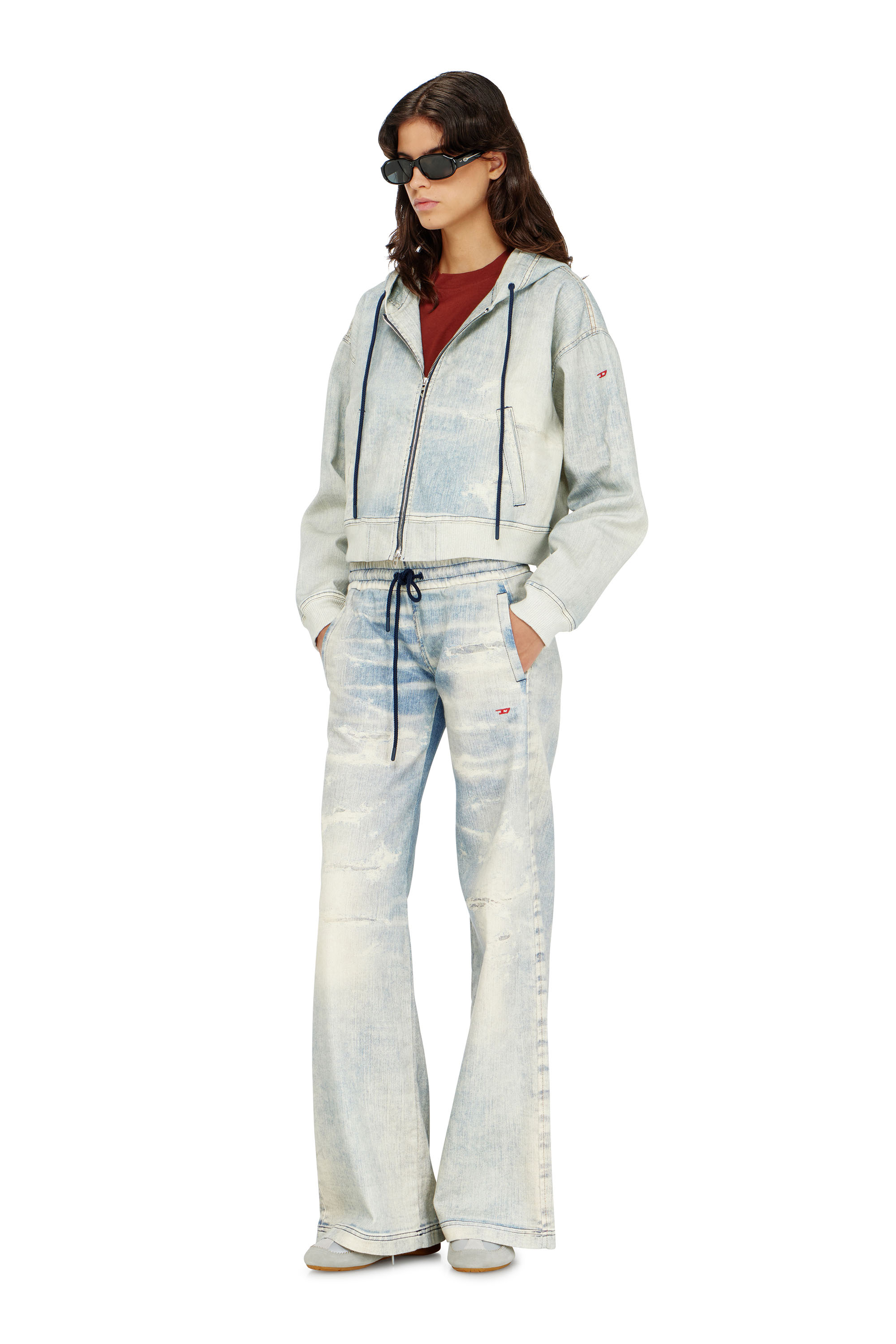 DE-GIRI-CROP JOGG, Light Blue