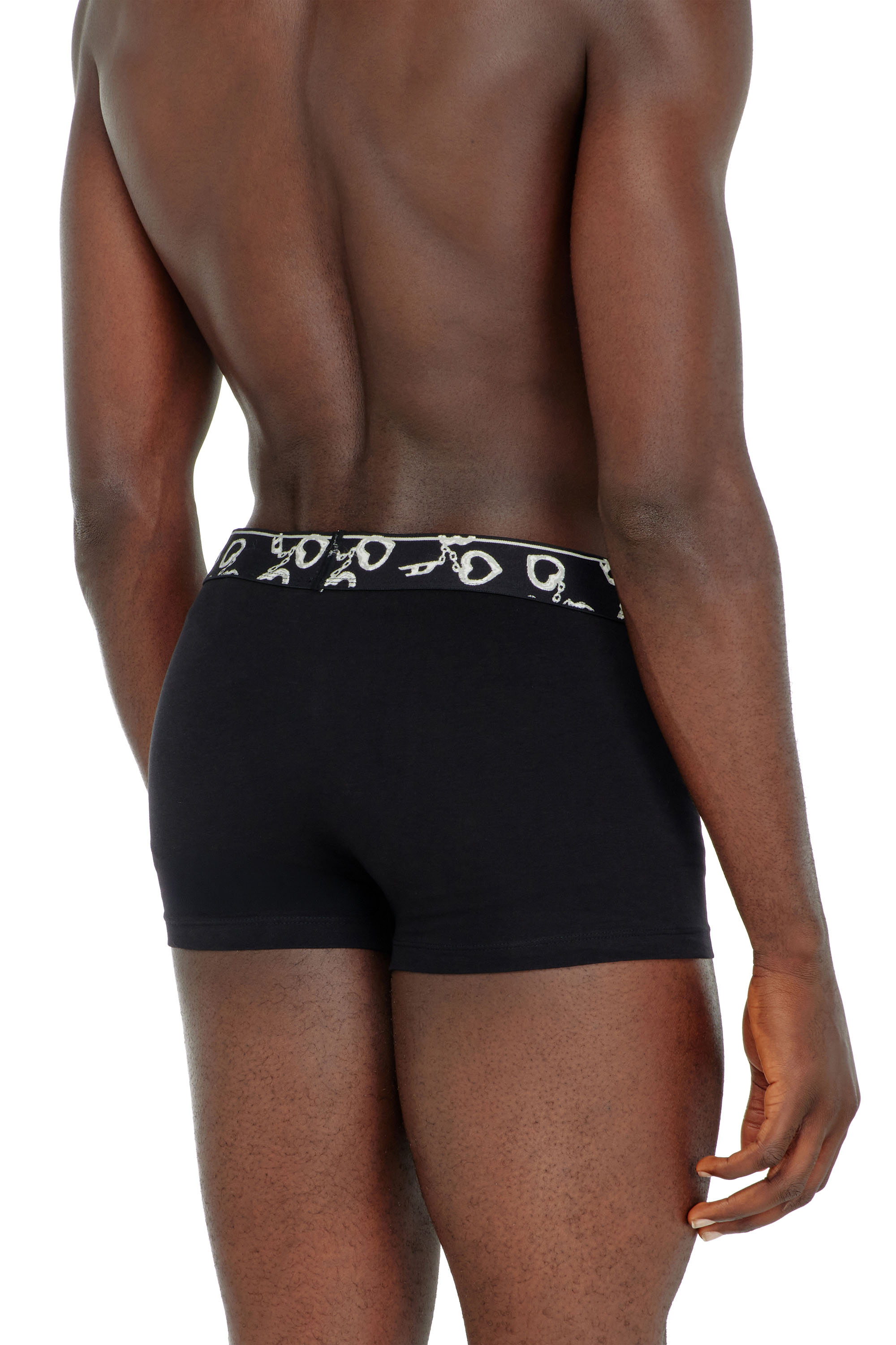Diesel - DAMIEN-GFT-3PACK, Lot de trois boxers avec motif menottes Homme in Noir - 4