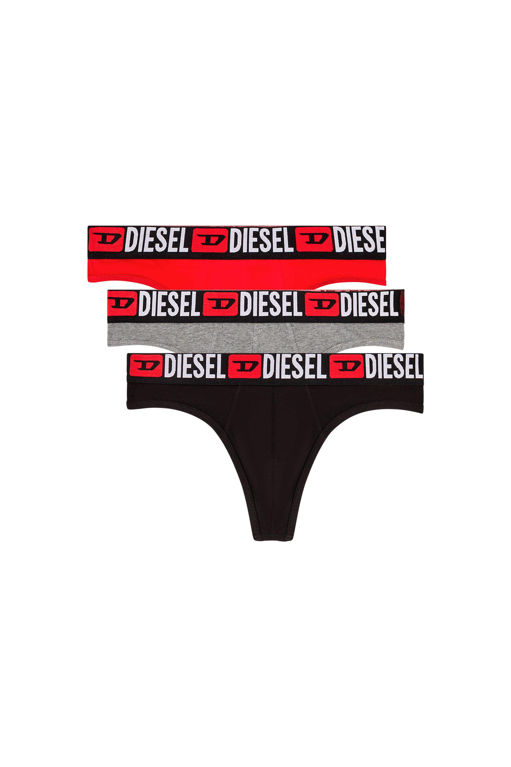 Diesel - RICK-D-CORE-3PACK, Lot de 3 strings avec logo all-over &agrave; la taille Homme in Polychrome - 1