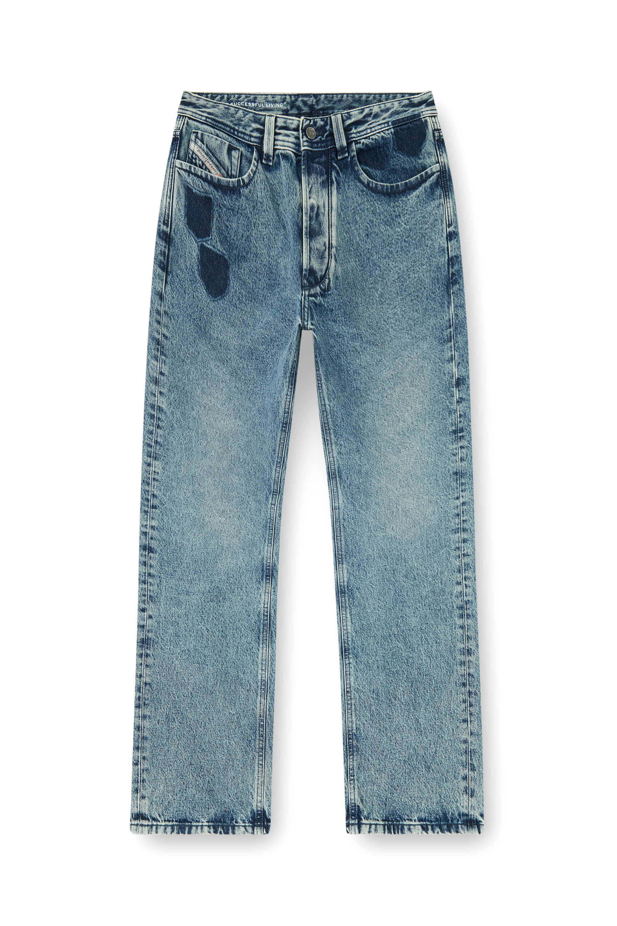 Diesel - Regular Jeans 1985 Larkee 0IFBV Homme, Bleu moyen - Image 6