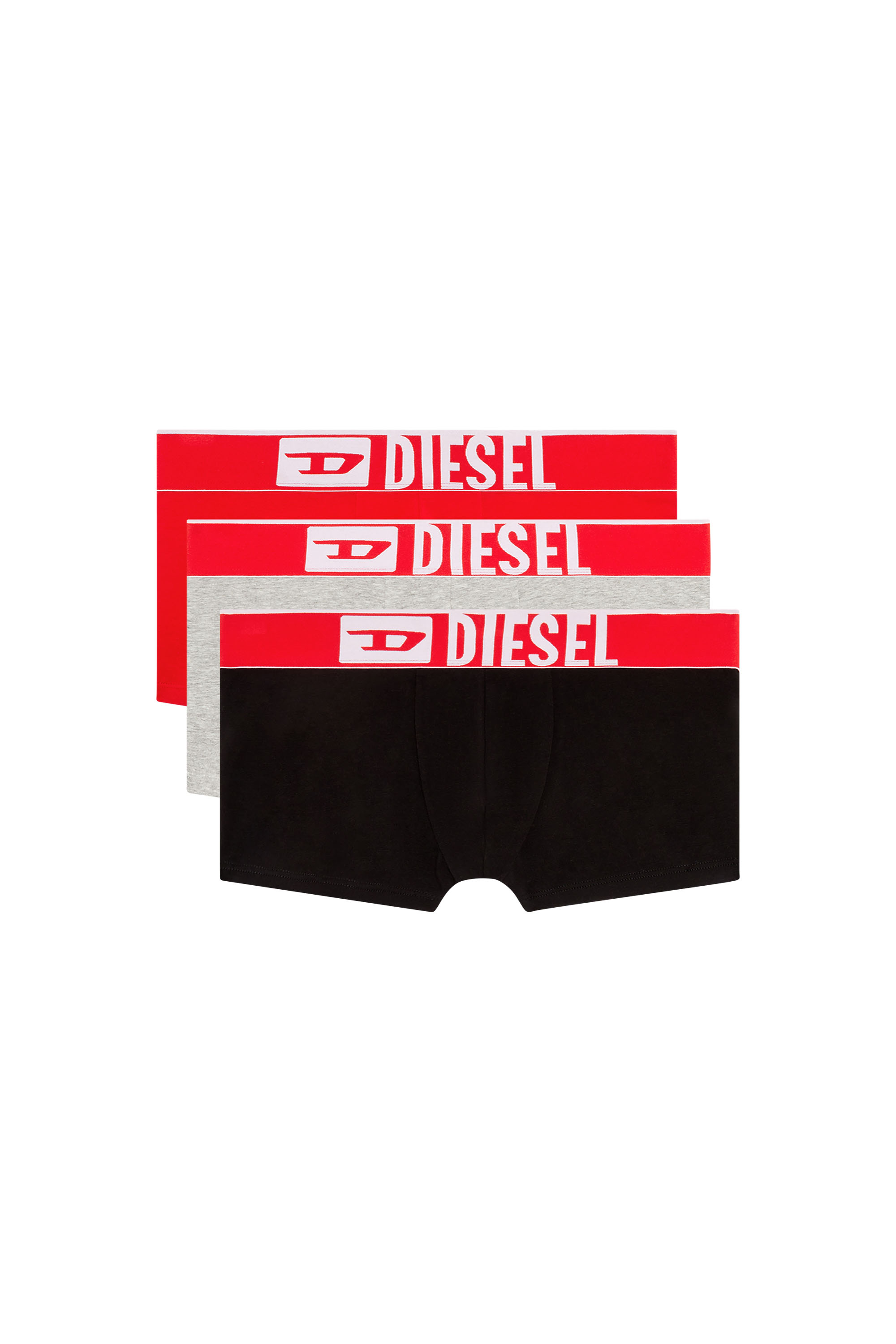 Diesel - UMBX-DAMIENTHREEPACK-5.5EL, Lot de trois boxers en coton stretch Homme in Polychrome - 1