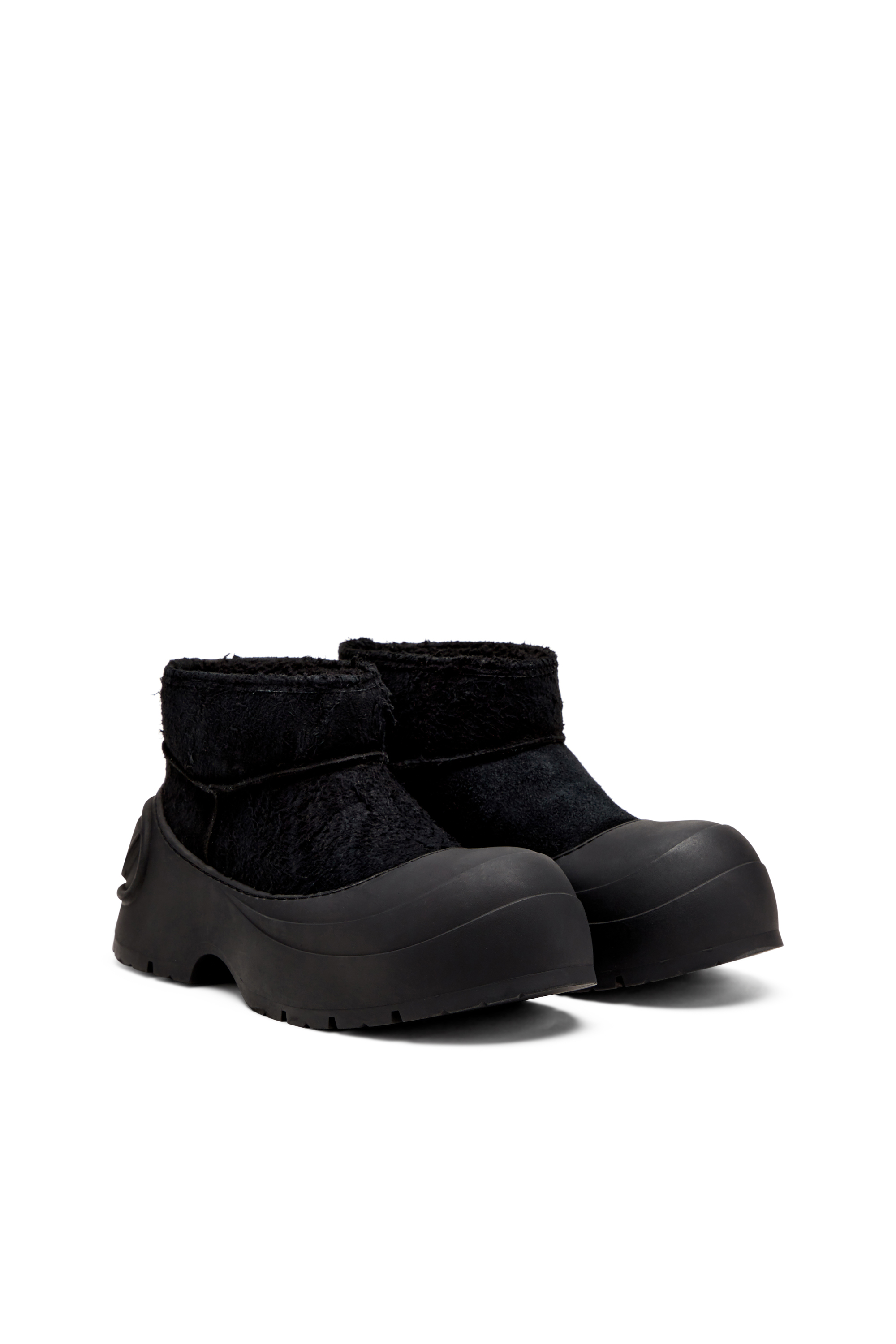 Diesel - D-DONALD MONTONE, Bottines épaisses avec semelle crantée Homme in Noir - 2