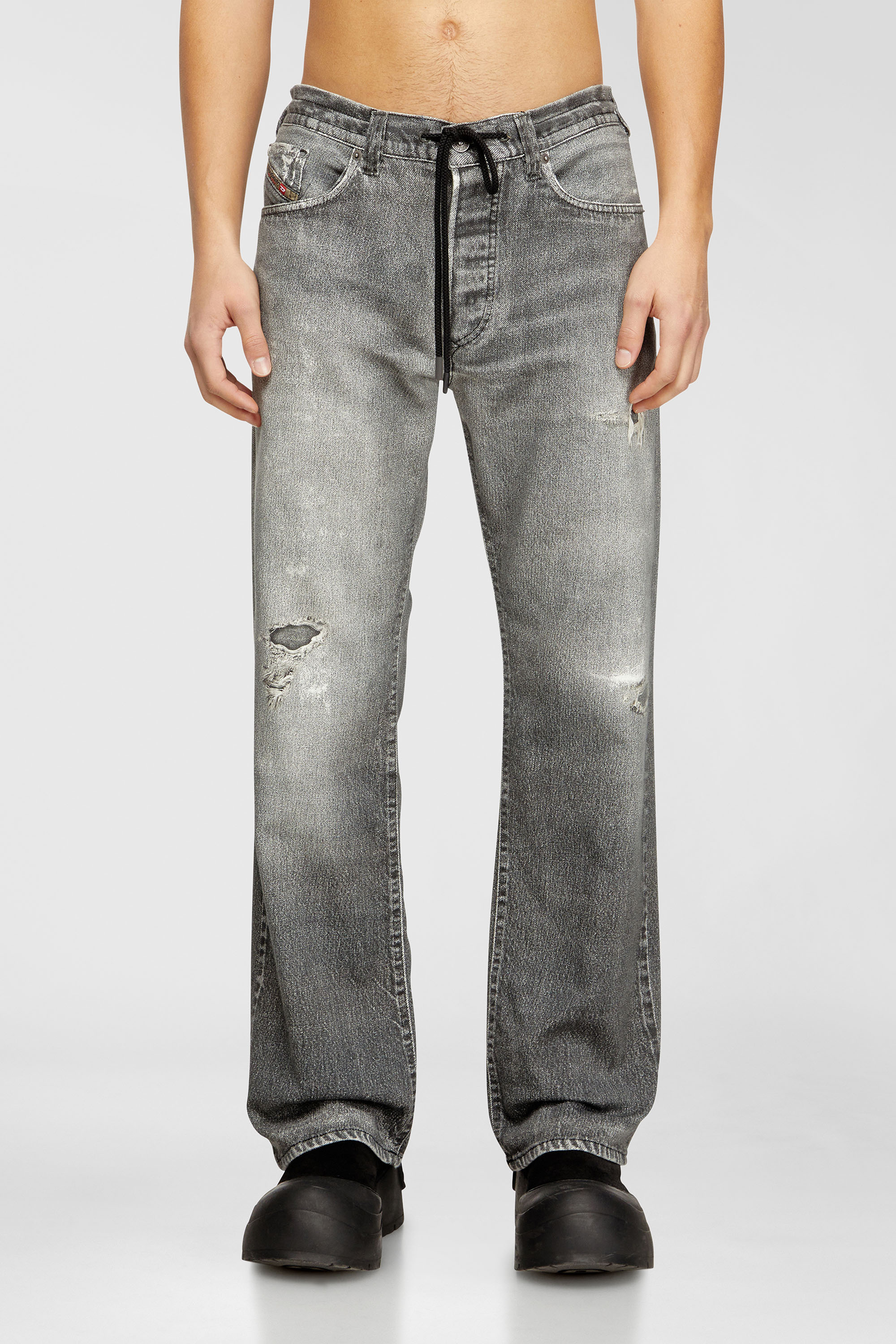 Diesel - Relaxed 2080 D-Reel Joggjeans&reg; 068US Homme, Gris - Image 2