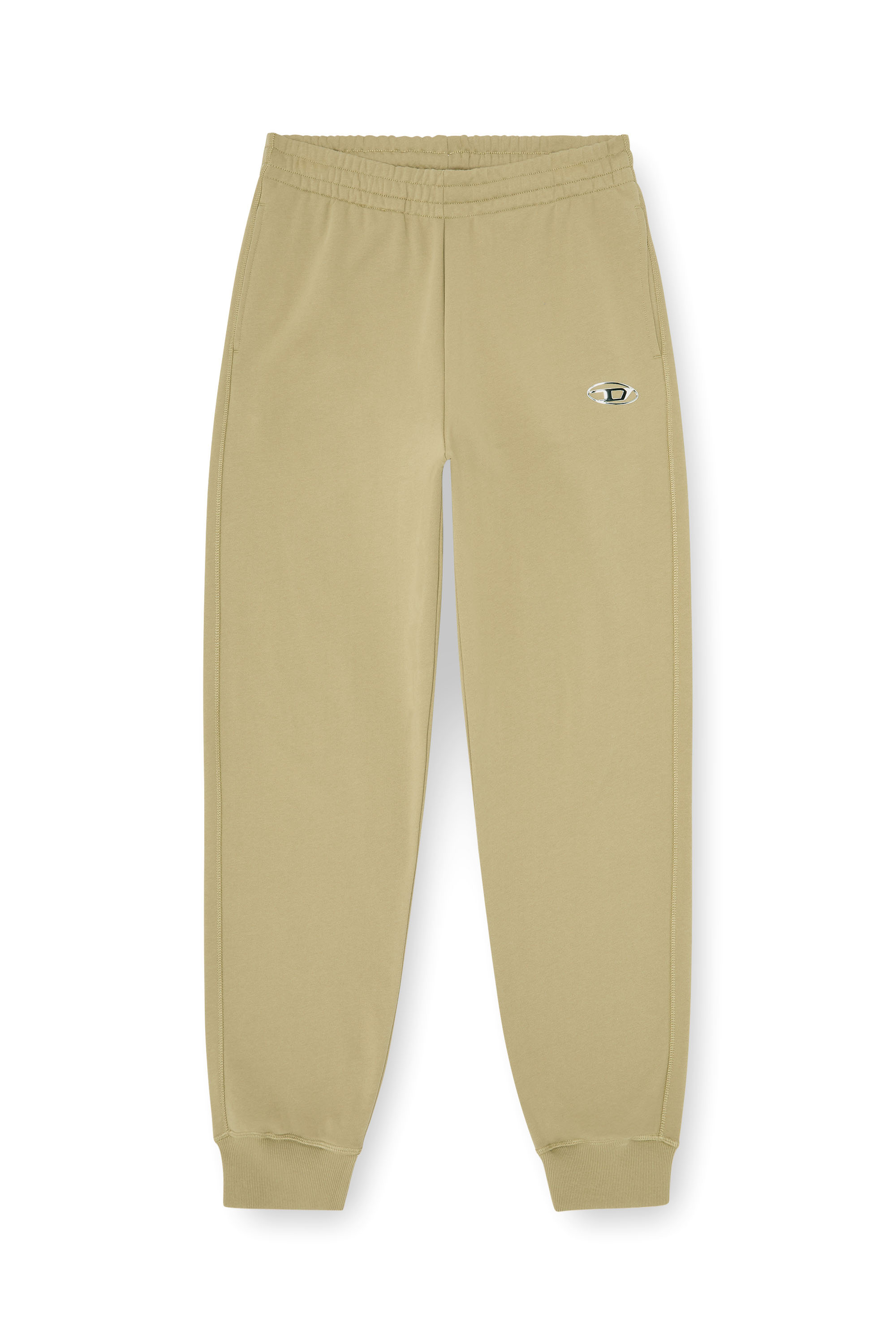 Diesel - P-MARKY-IOD, Pantalon en coton avec Oval D m&eacute;tallique Homme in Beige - 2