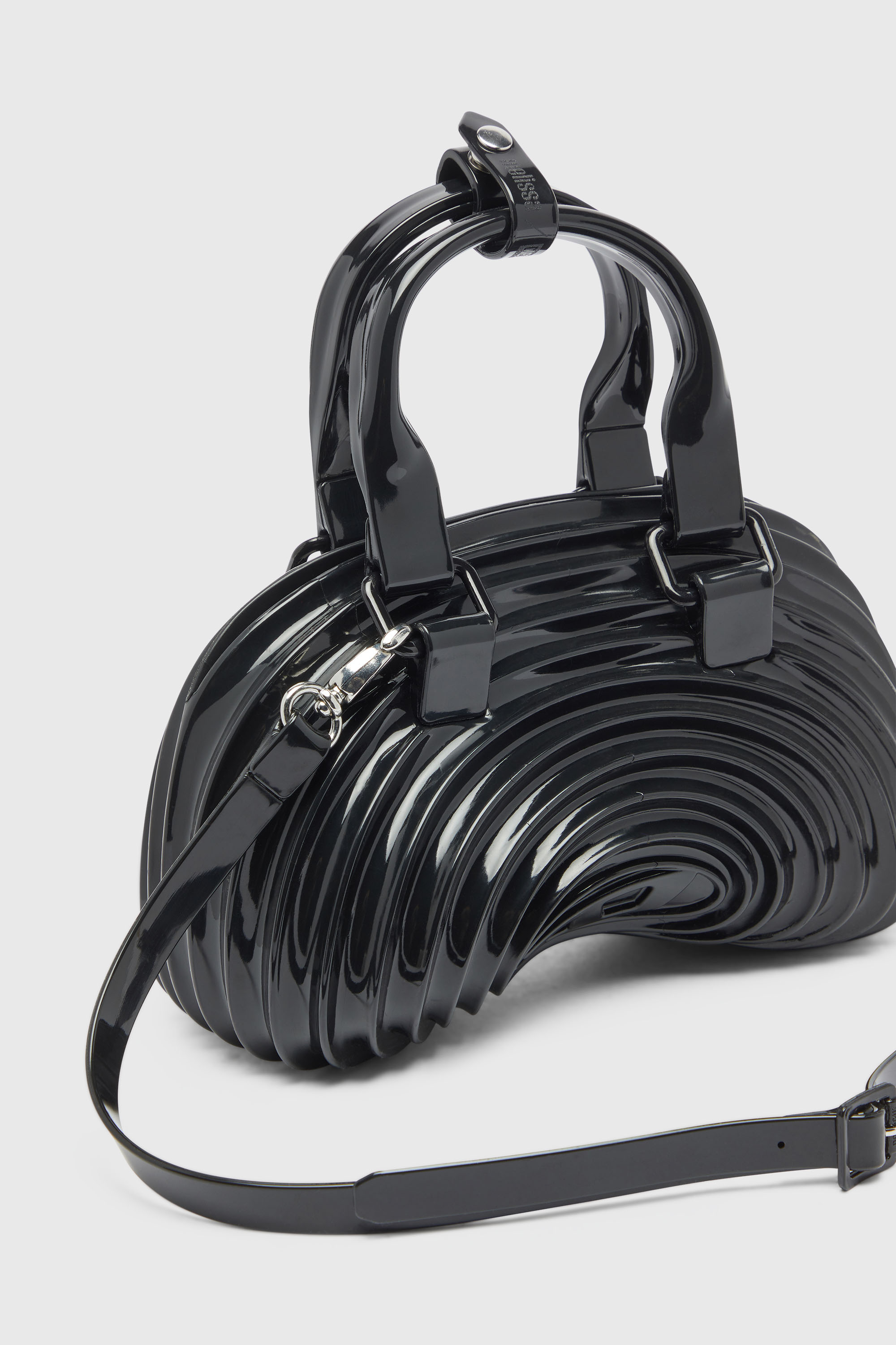 Diesel - MELISSA QUANTUM DOME, Quantum Dome &ndash; Sac &agrave; main en Melflex&reg; Femme in Noir - 6