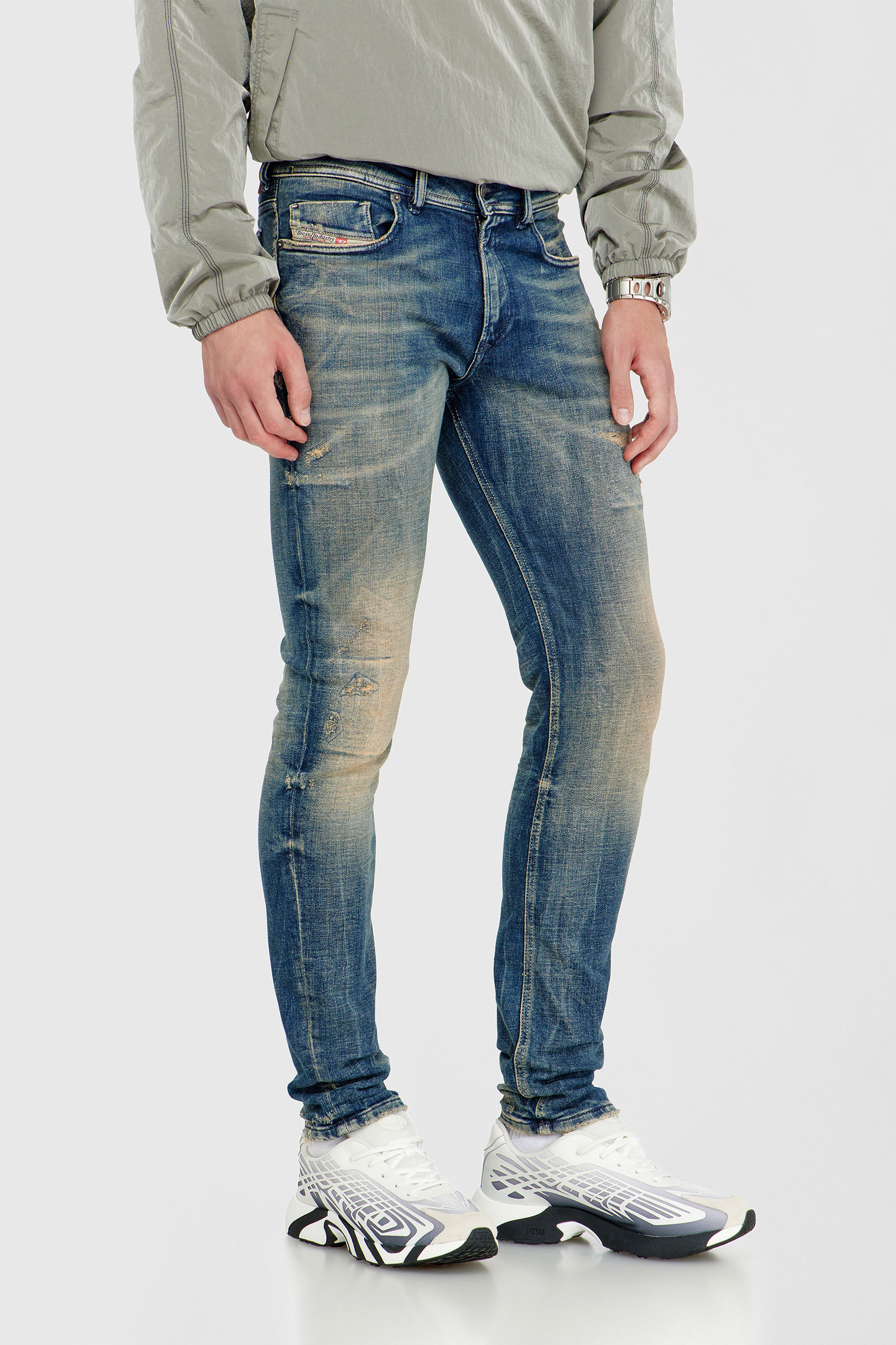Diesel - Skinny Jeans 1979 Sleenker 09P68 Homme, Bleu Fonc&eacute; - Image 7