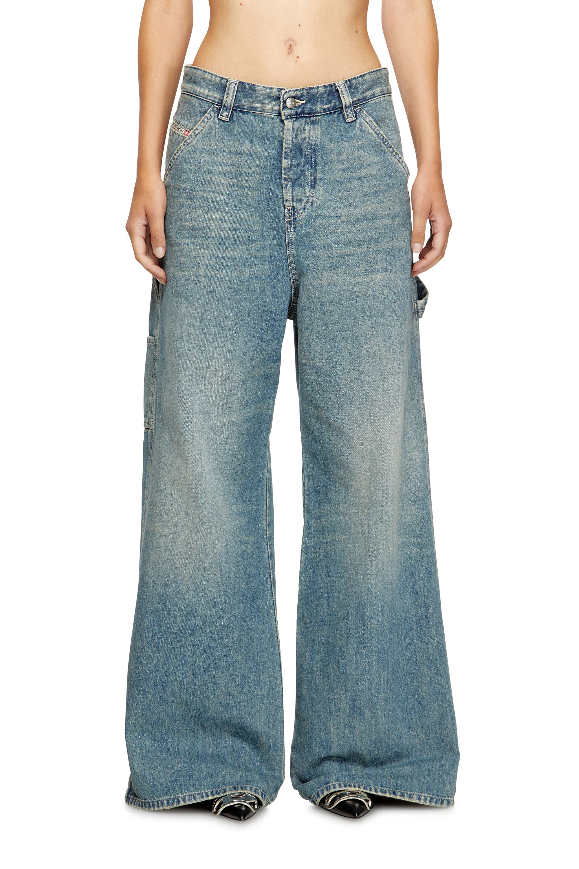 Diesel - Relaxed Jeans 1996 D-Sire 068SK Femme, Bleu Clair - Image 1