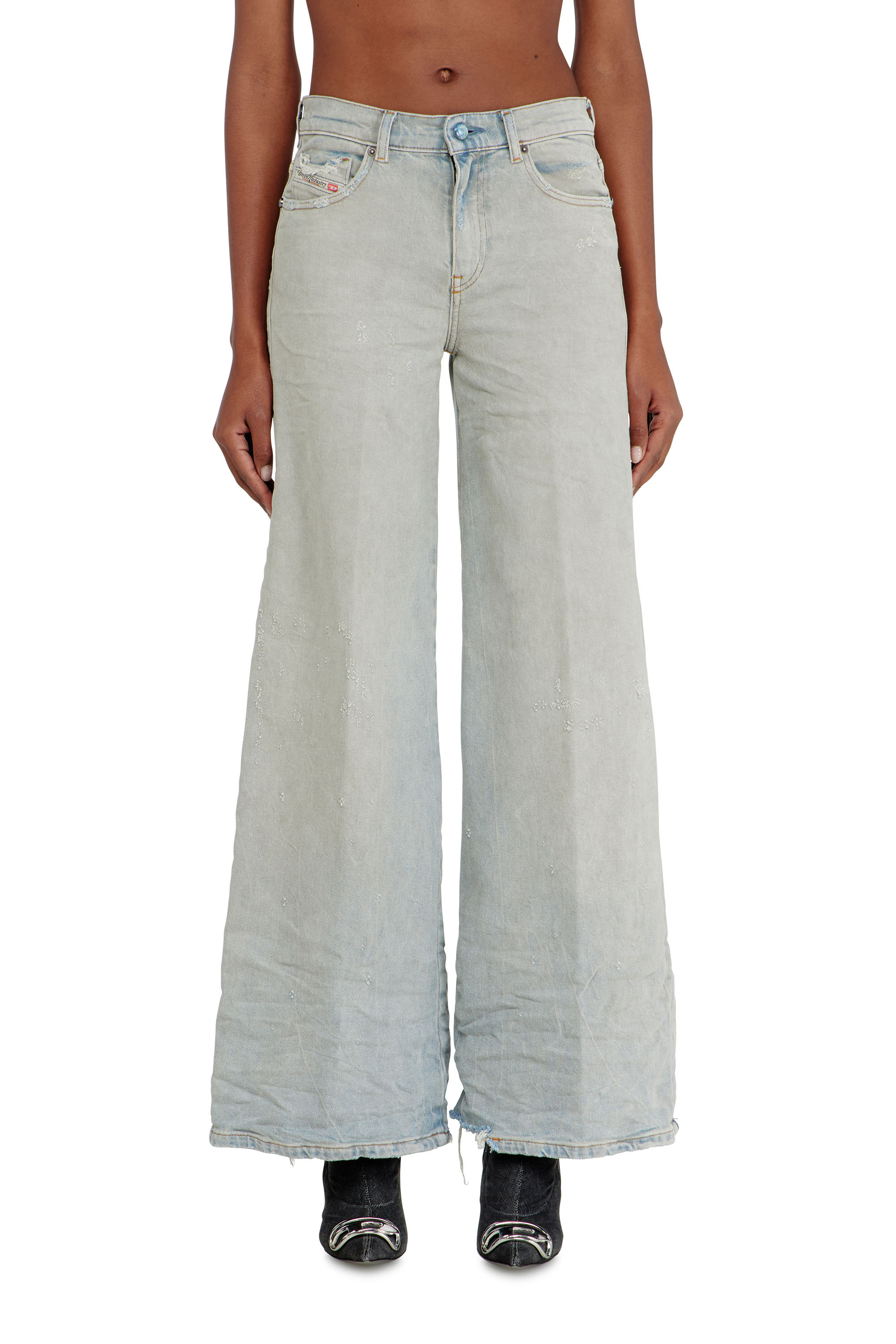 Diesel - Flare Jeans 1978 D-Akemi 09N47 Femme, Bleu Clair - Image 2