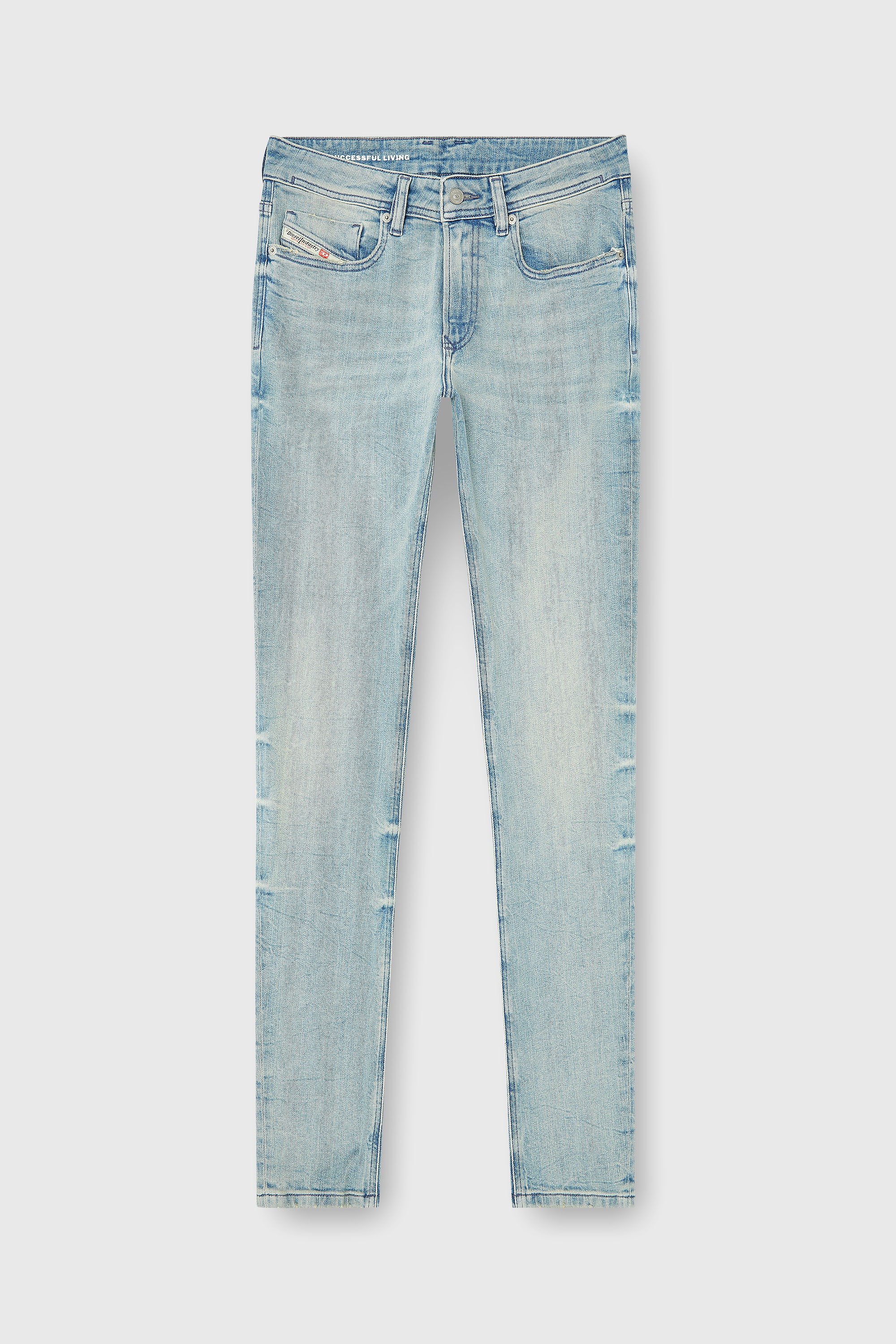 Diesel - Skinny Jeans 1979 Sleenker 0KBBF Homme, Bleu Clair - Image 2