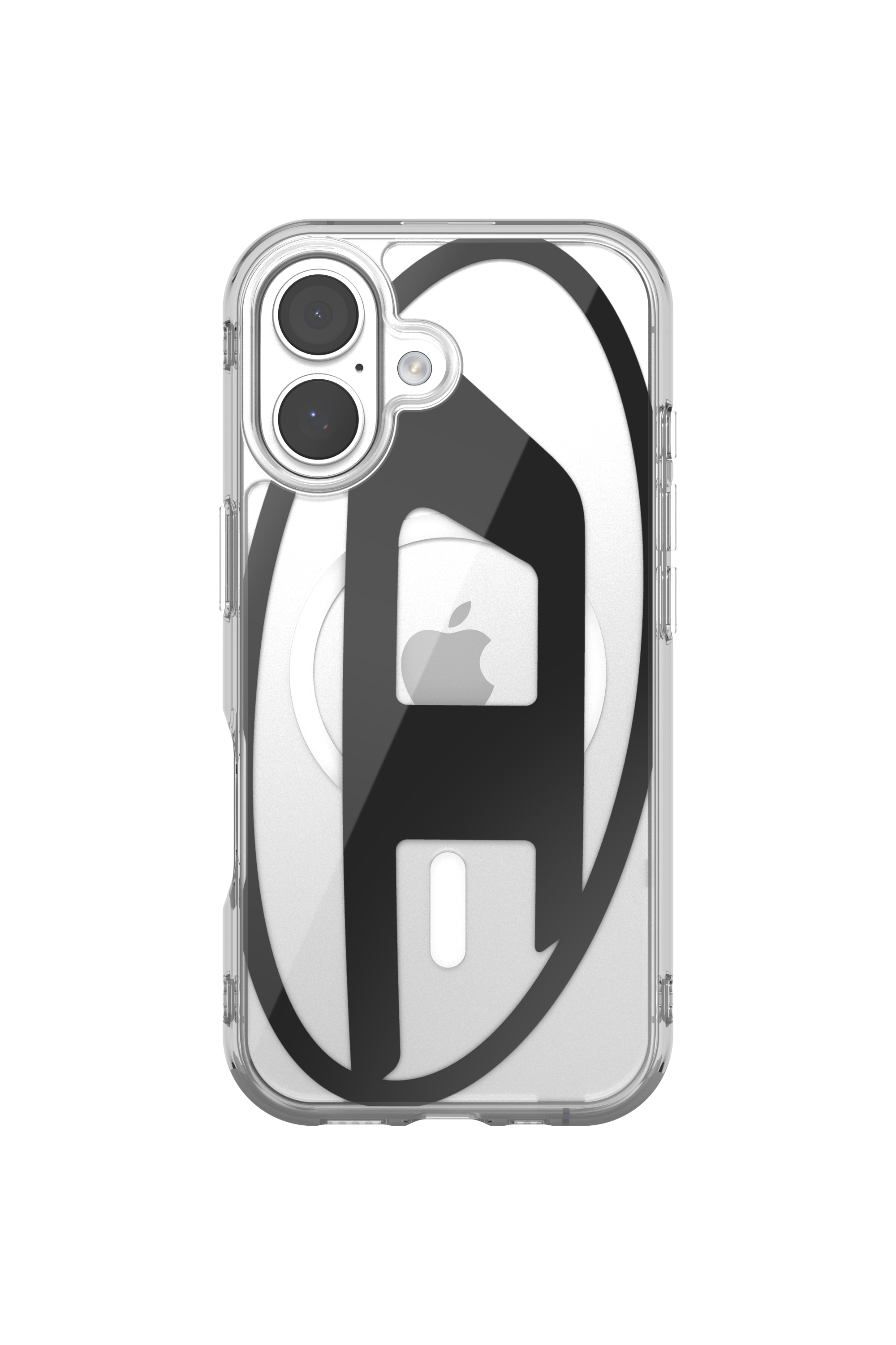 Diesel - 60415 AOP CASE, Étui métallique Oval D avec Magsafe pour iPhone 17 Mixte in Noir - 2