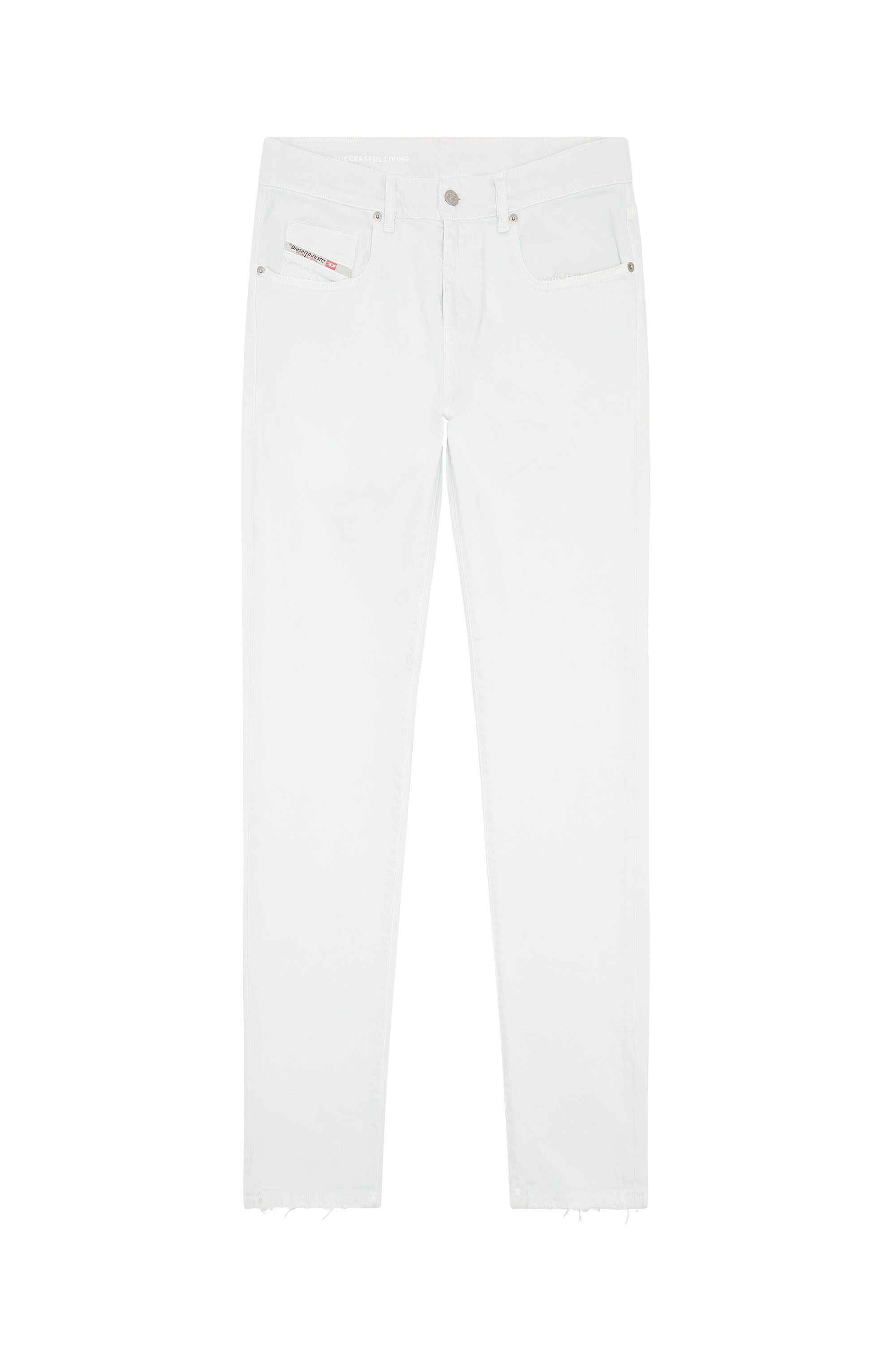 Diesel - Slim Jeans 2019 D-Strukt 09F26, Blanc - Image 5