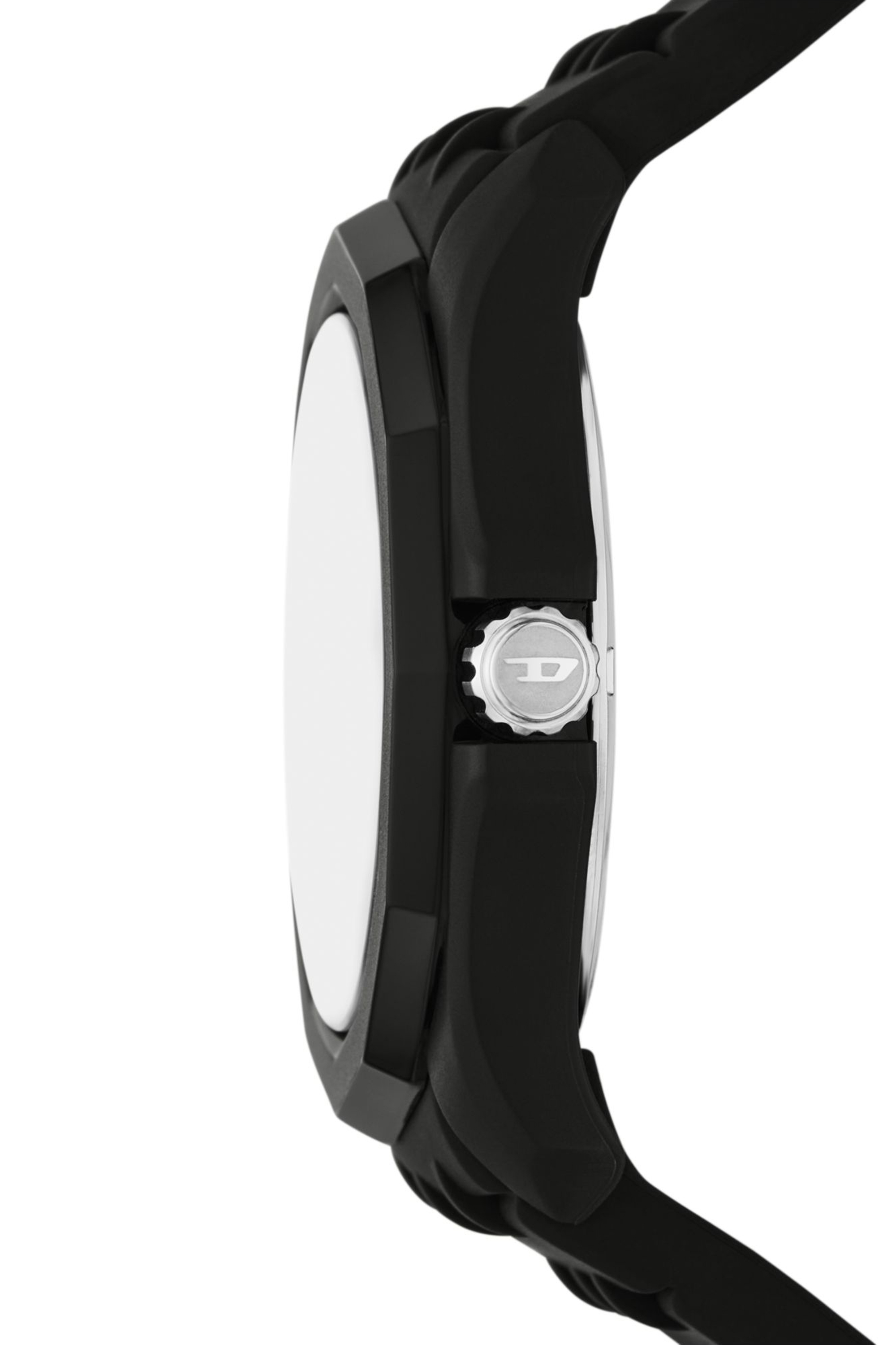Diesel - DZ2243 WATCH, Montre Stinger en silicone noir Homme in Noir - 3