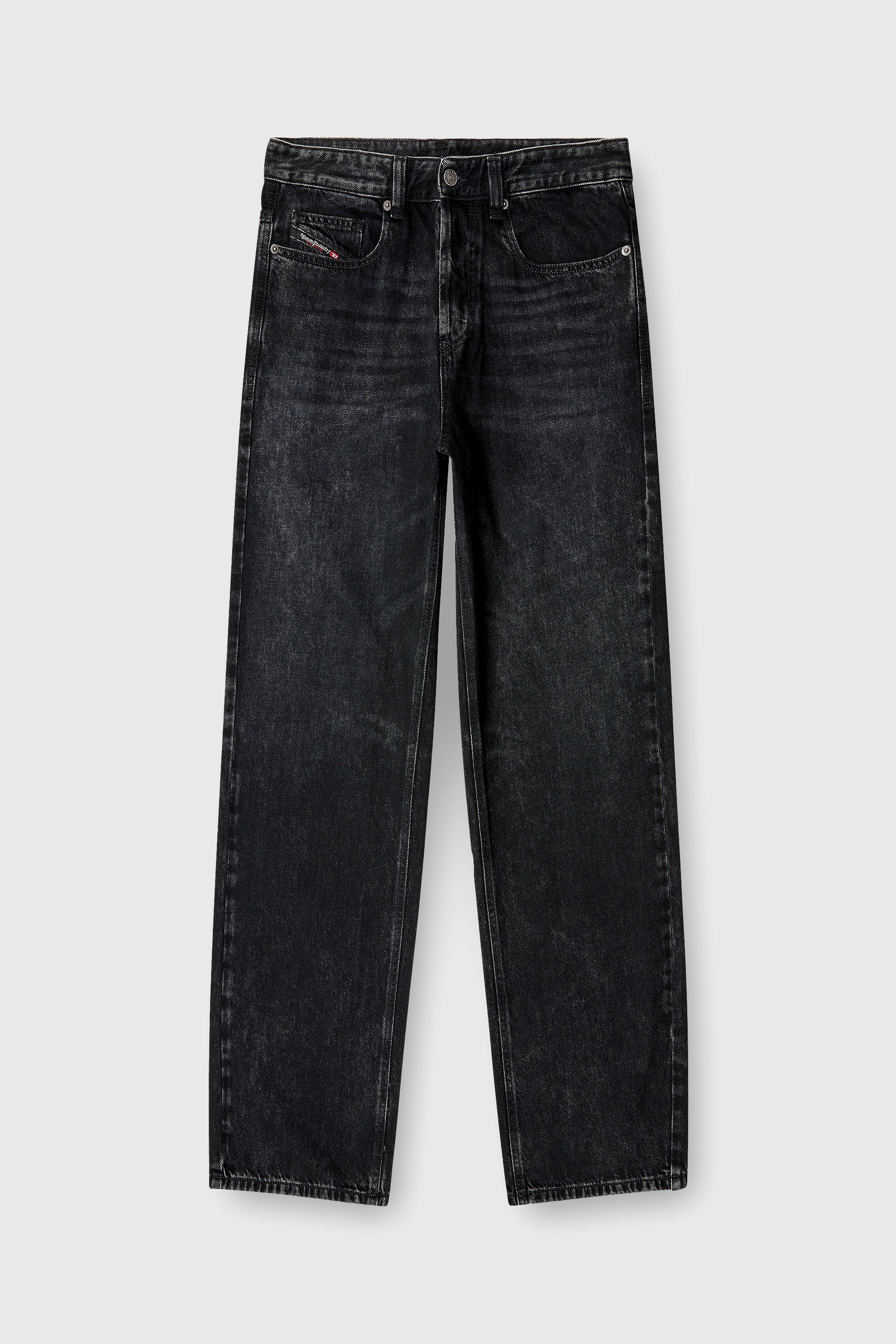 Diesel - Relaxed Jeans 2001 D-Macro 09P09 Homme, Noir/Gris fonc&eacute; - Image 2