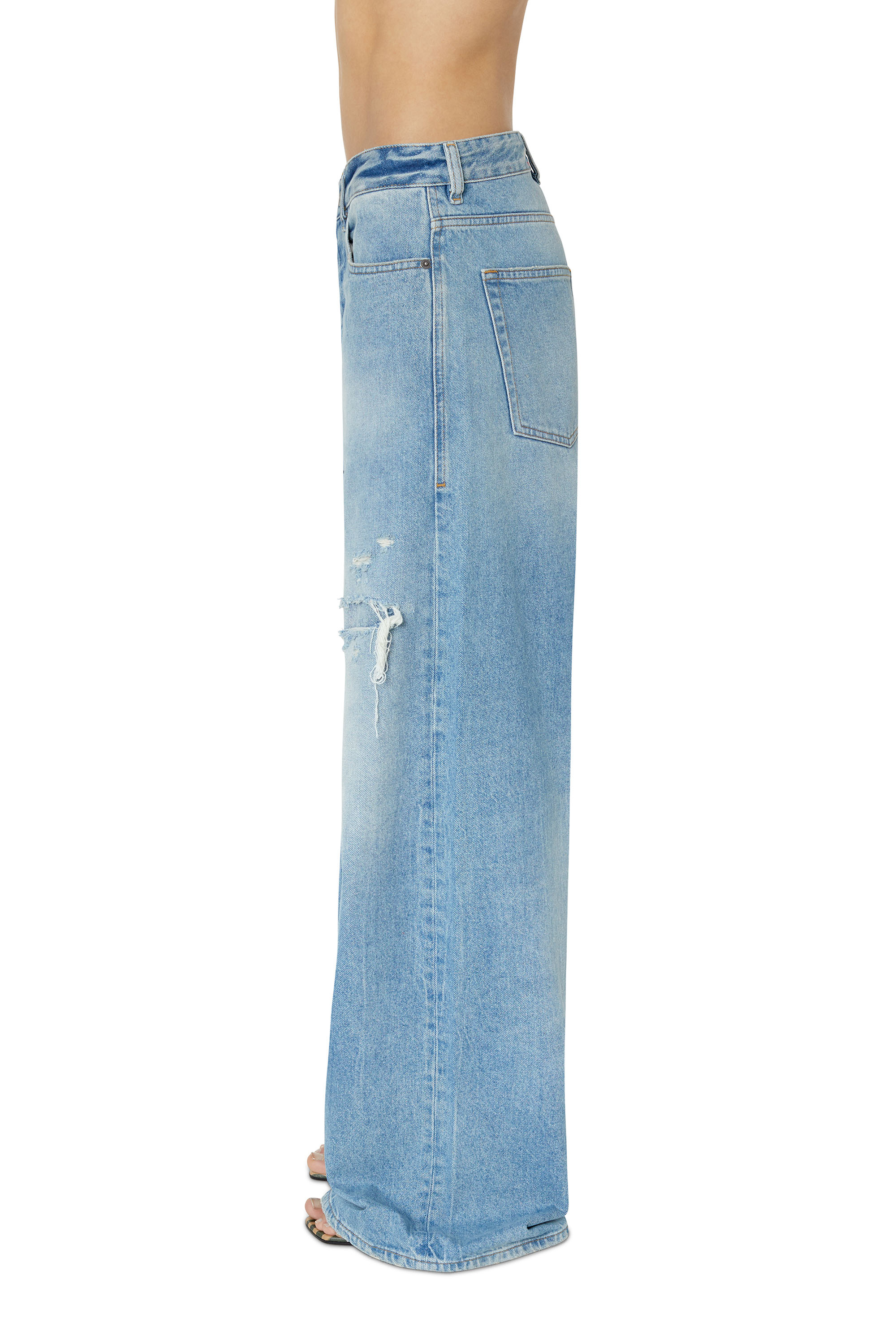 Diesel Industry Jeans taille basse bleu style d\u00e9contract\u00e9 Mode Jeans Jeans taille basse 