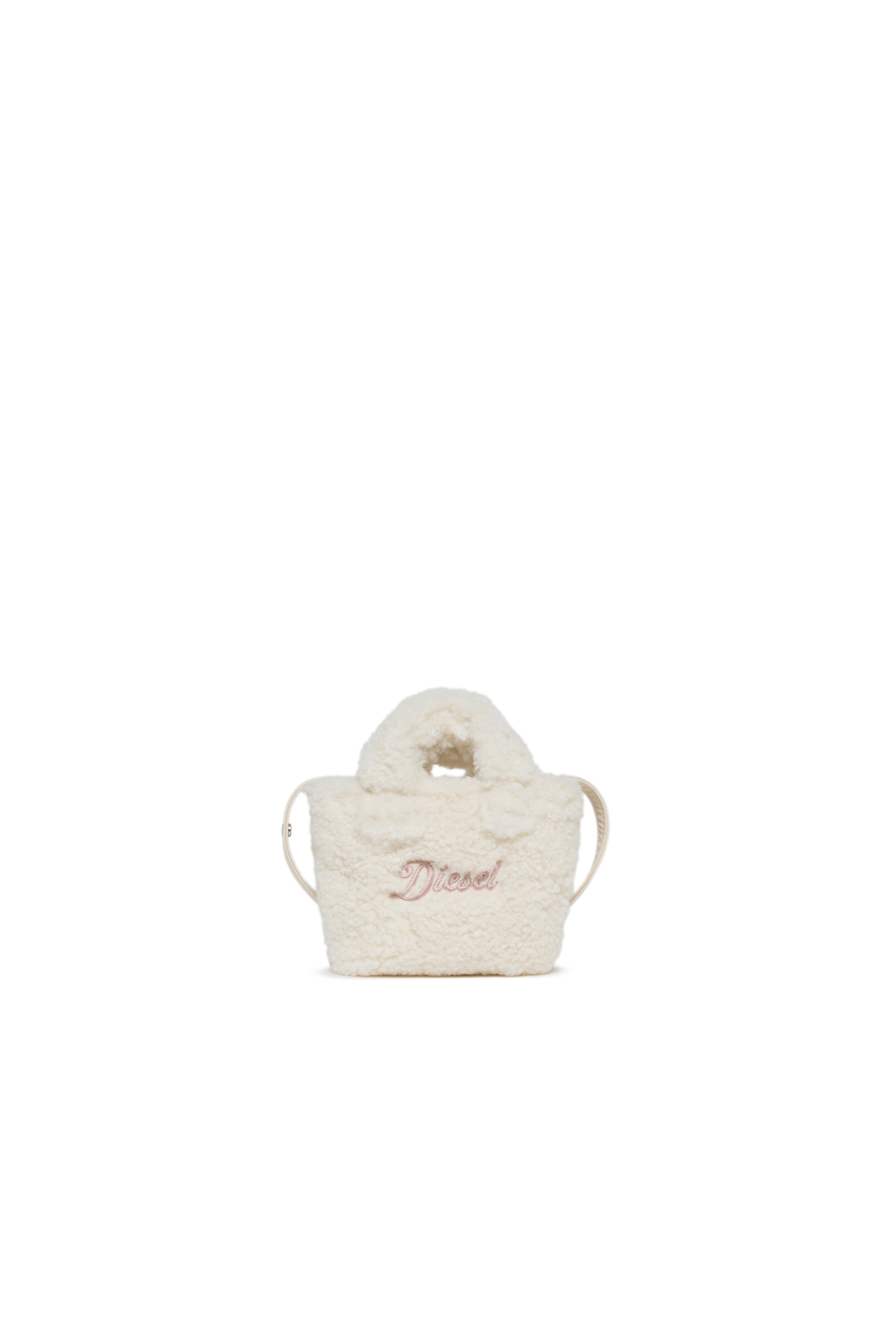 Diesel - WIXIT, WIXIT - Mini sac en polaire teddy Femme in Blanc - 1