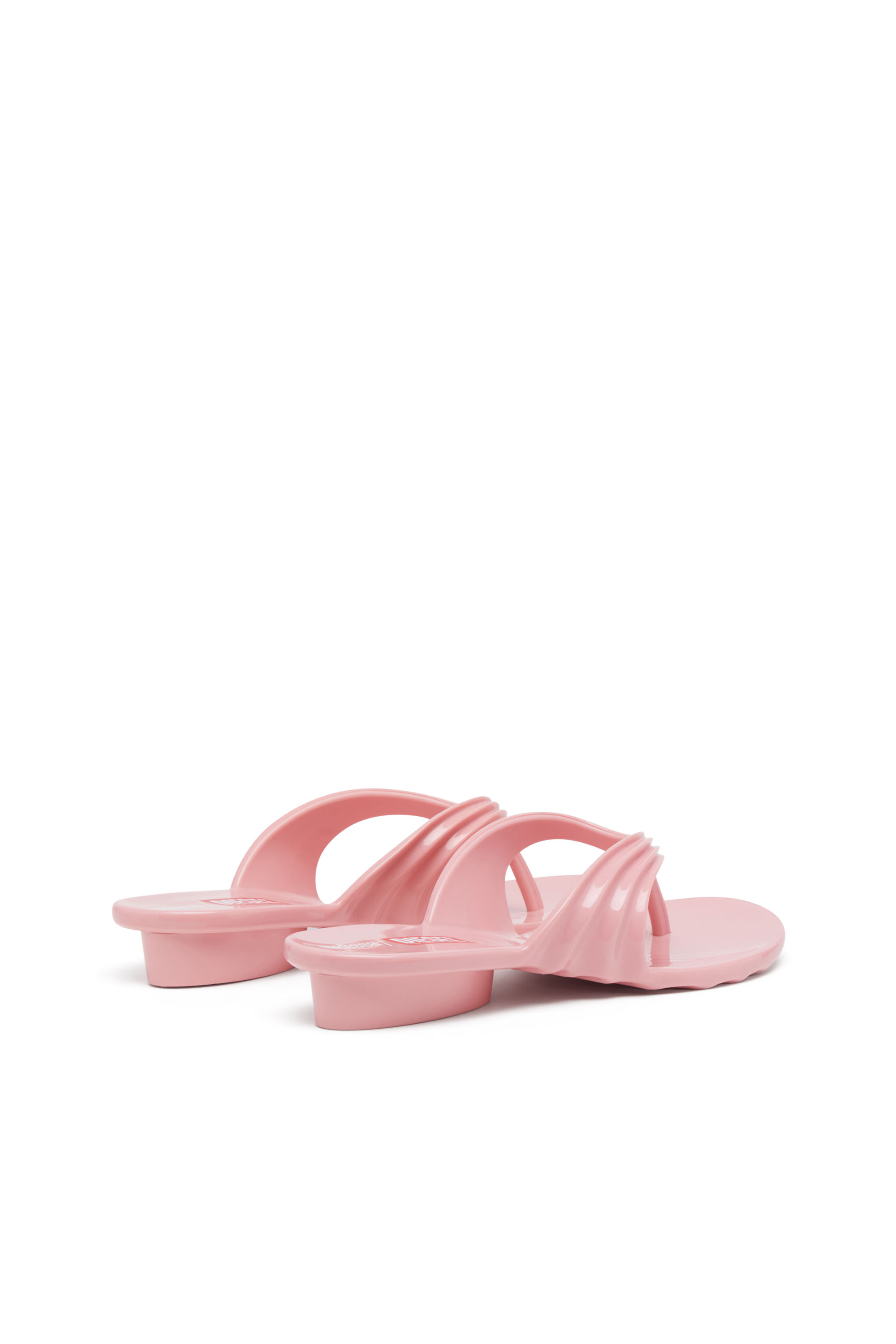 Diesel - MELISSA QUANTUM THONG, Tong sculpturale en Melflex&reg; Femme in Rose - 3