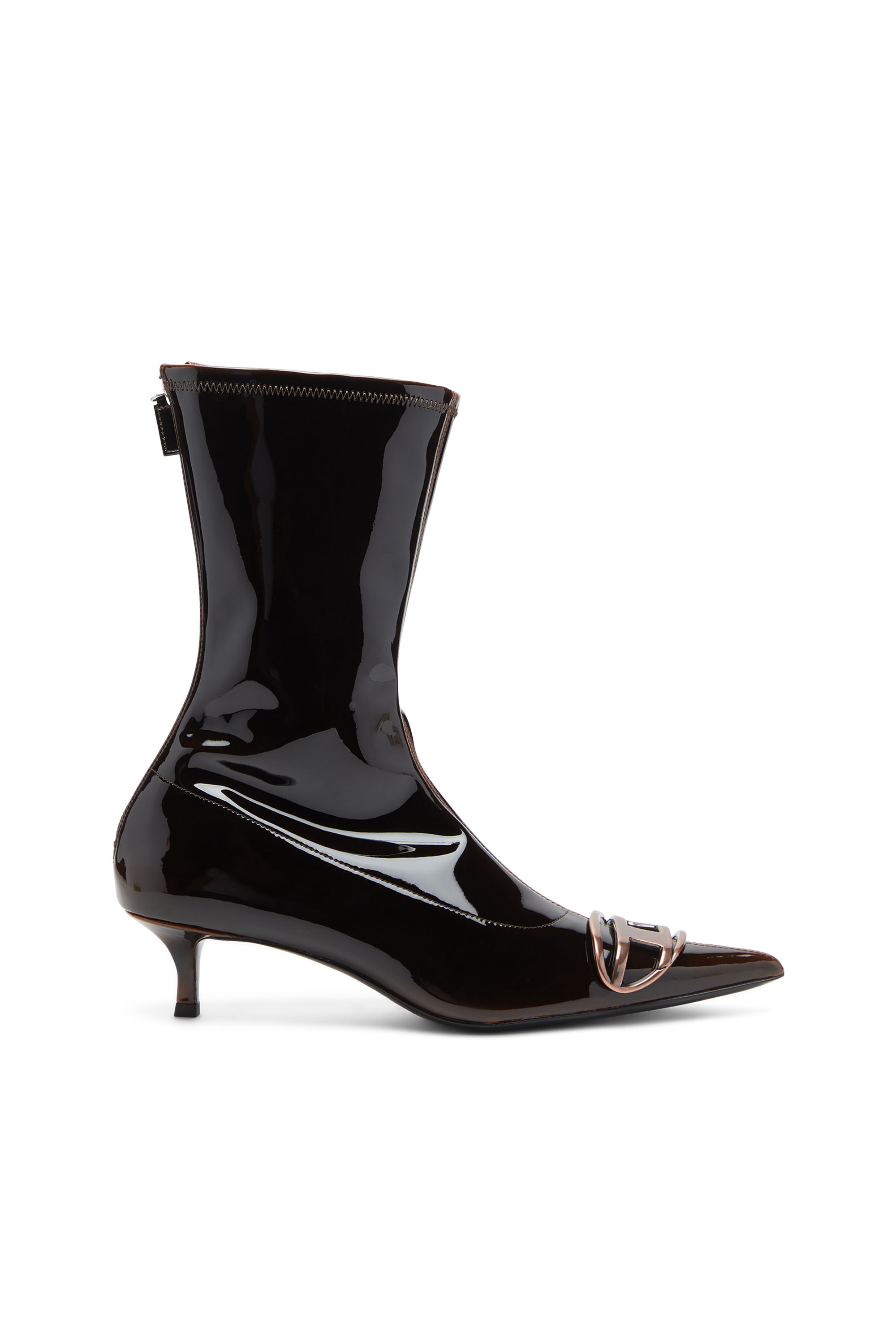 D-VENUS KITTIE BT, Bleu/Marron Diesel - D-VENUS KITTIE BT, D-Venus-Bottines en PU liquide Femme in Polychrome - 1