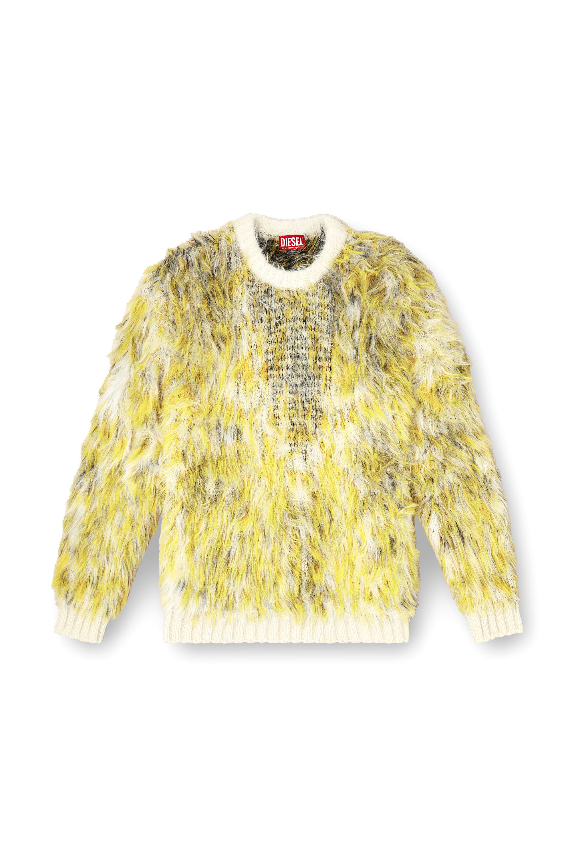 Diesel - K-ALLEN, Pull en maille jacquard duveteuse Homme in Polychrome - 3