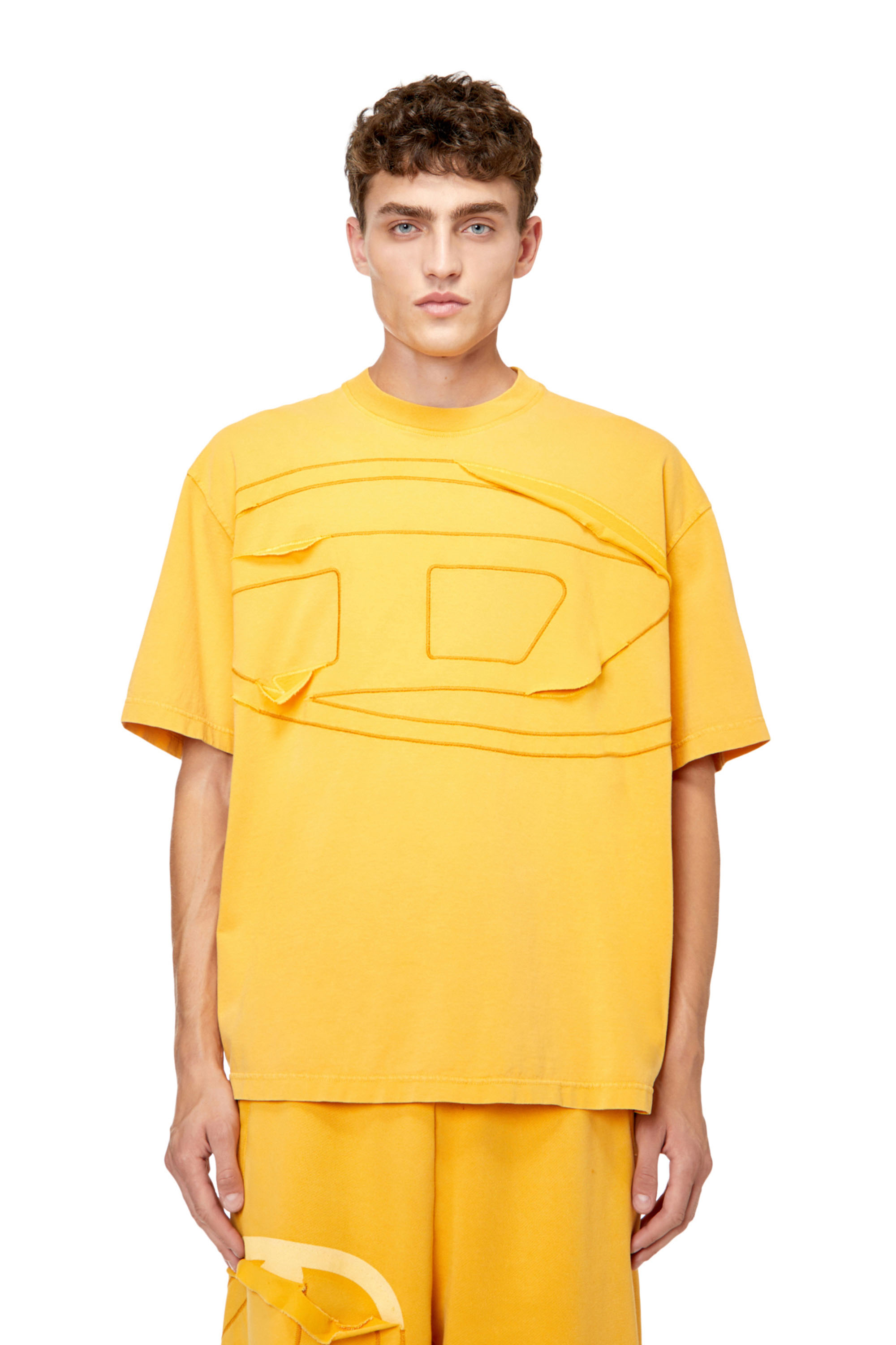 Diesel - T-WASH-PEELOVAL, Jaune - Image 1