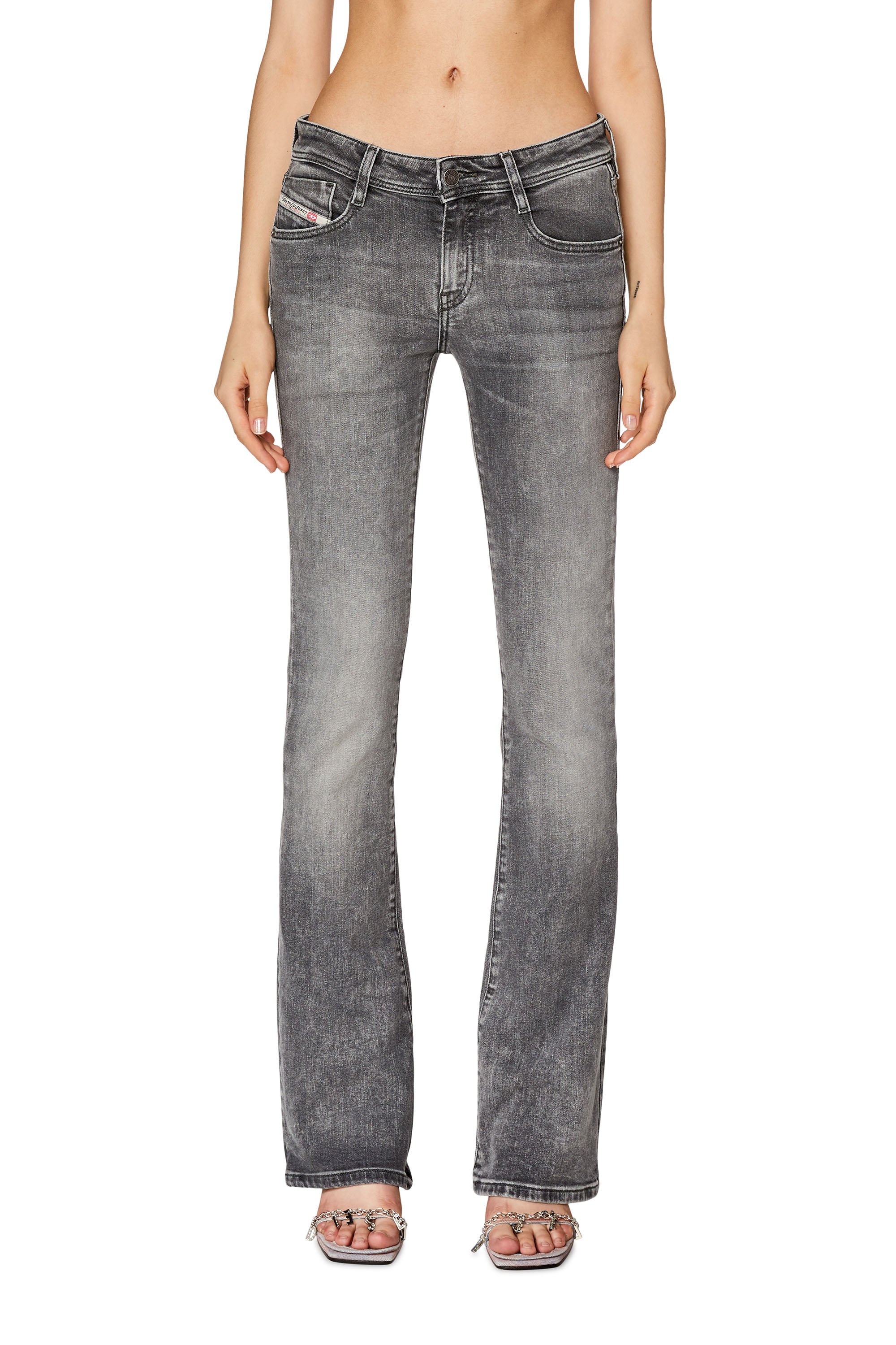 Diesel - Bootcut and Flare Jeans 1969 D-Ebbey 0ENAQ, Gris - Image 1