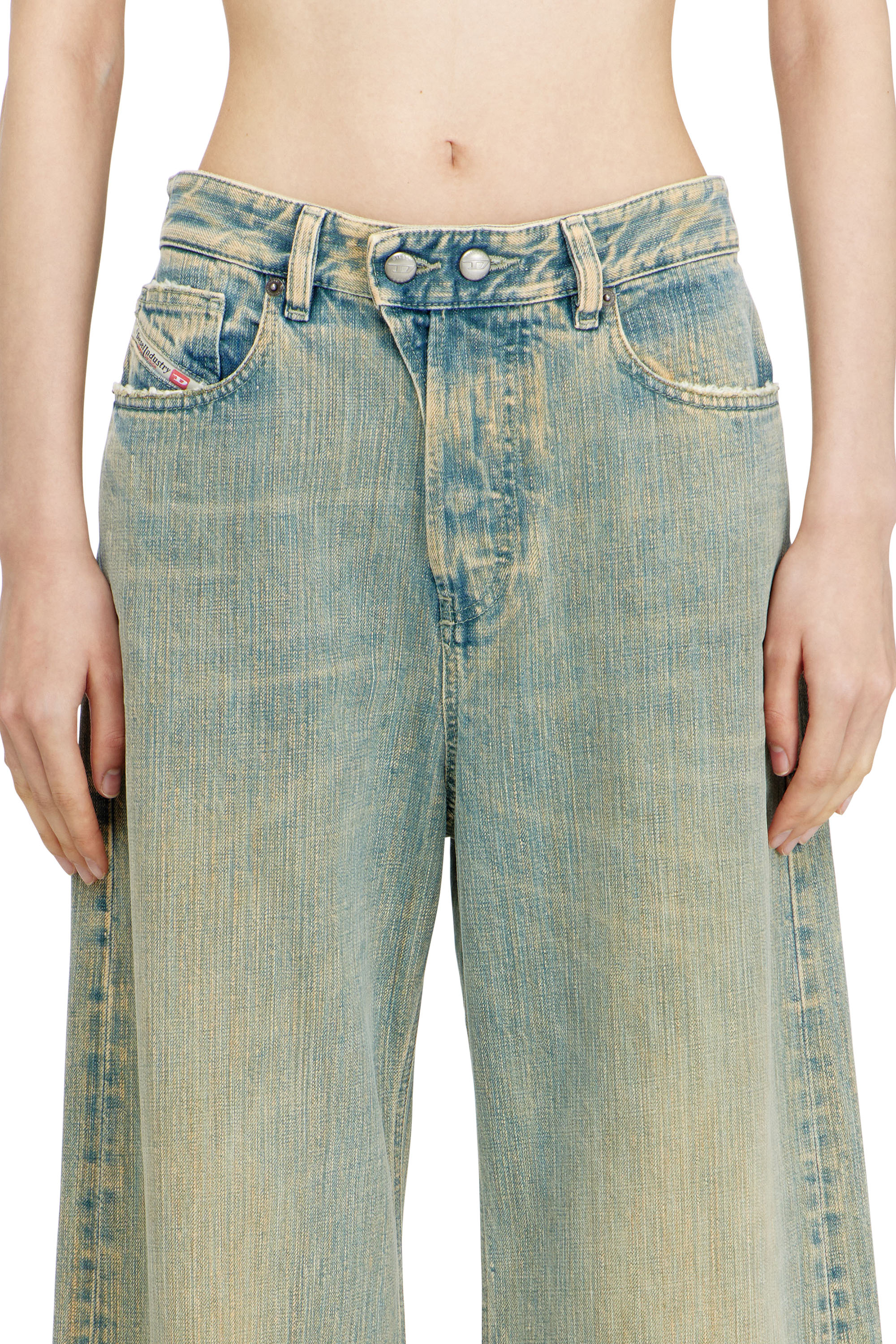 Diesel - Relaxed Jeans 1996 D-Sire 007CY Femme, Bleu moyen - Image 4