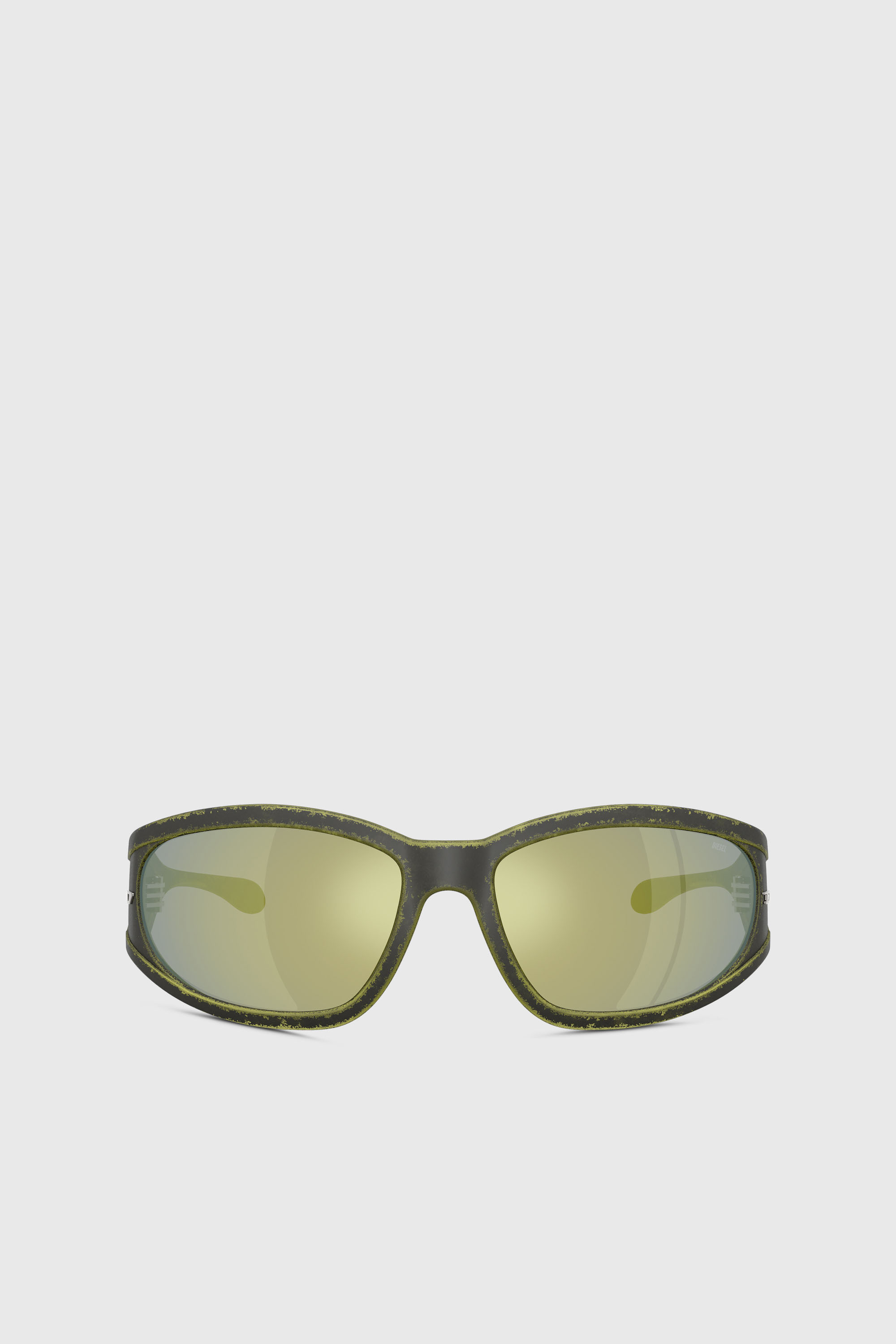 Diesel - 0DL3002, Lunettes de soleil rectangulaires en ac&eacute;tate Mixte in Vert - 1