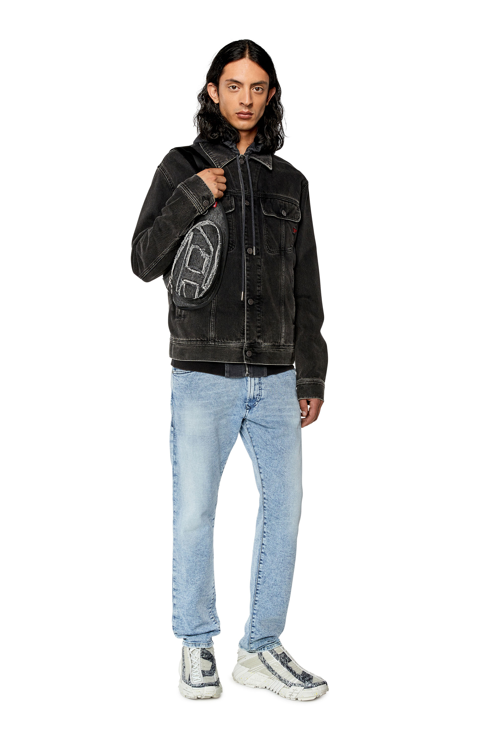 Diesel - Tapered Krooley JoggJeans® 068GG, Bleu Clair - Image 4