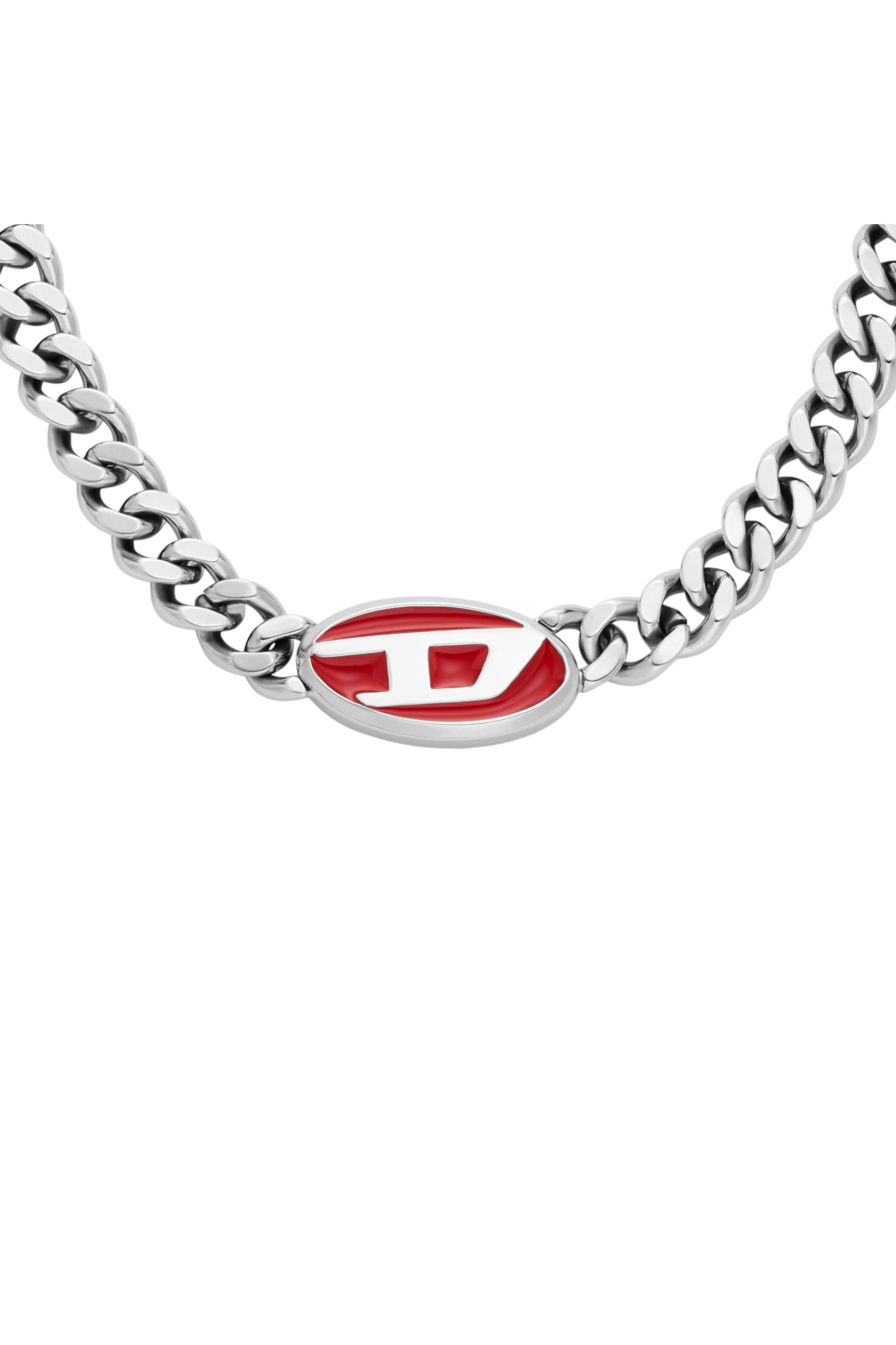 Diesel - DX1446, Collier chaîne en acier inoxydable Mixte in Gris argenté - 2