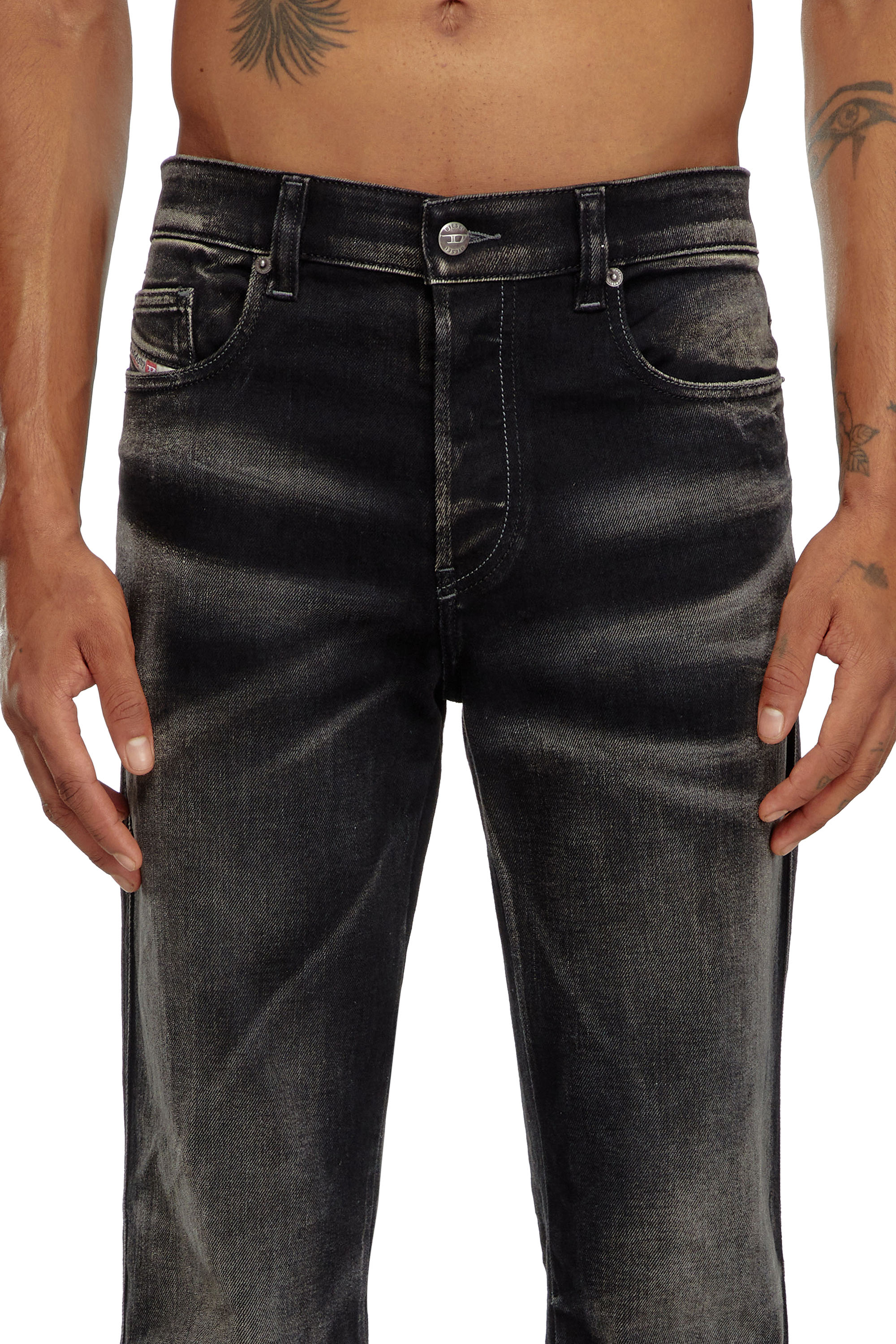 Diesel - Homme Bootcut Jeans 1998 D-Buck 09J53, Noir/Gris foncé - Image 4