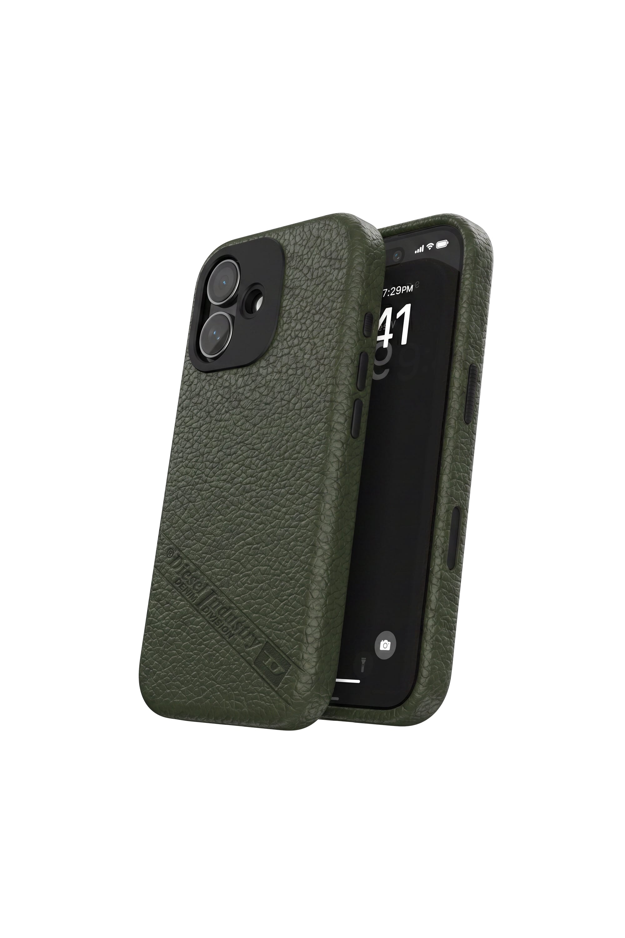 Diesel - 60646 MOULDED CASE, Coque Flag D avec MagSafe pour iPhone 17 Mixte in Vert - 3