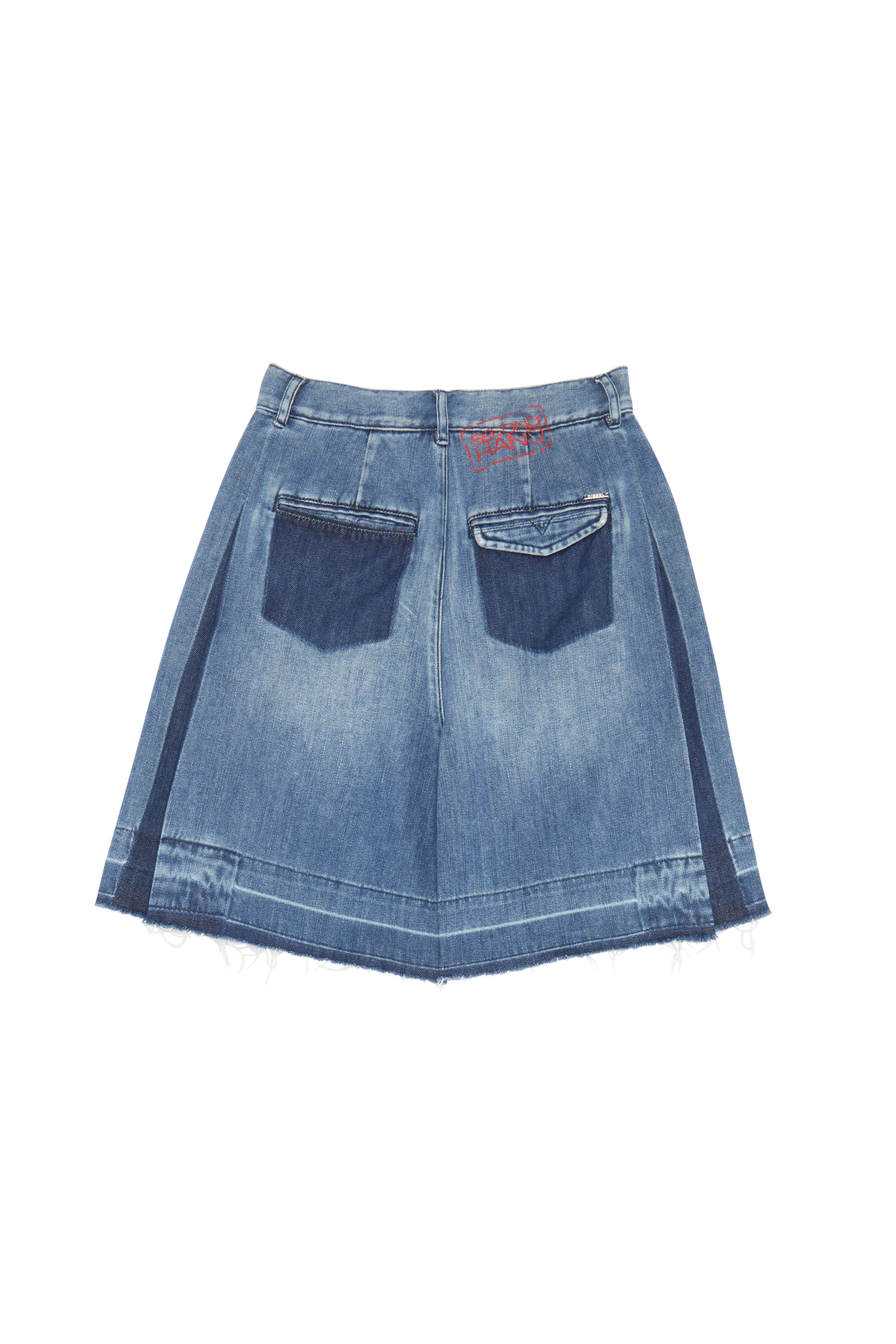 Diesel - Woman's SH DENIM PANT, Medium blue - 2