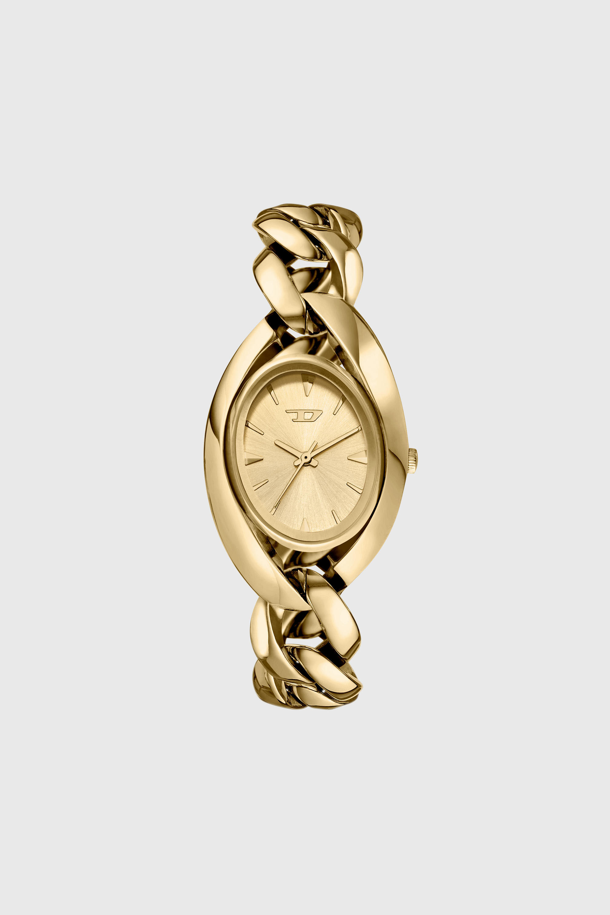 Diesel - DZ5637 WATCH, Woman's Vani-D gold-tone stainless steel watch in Gold - 1