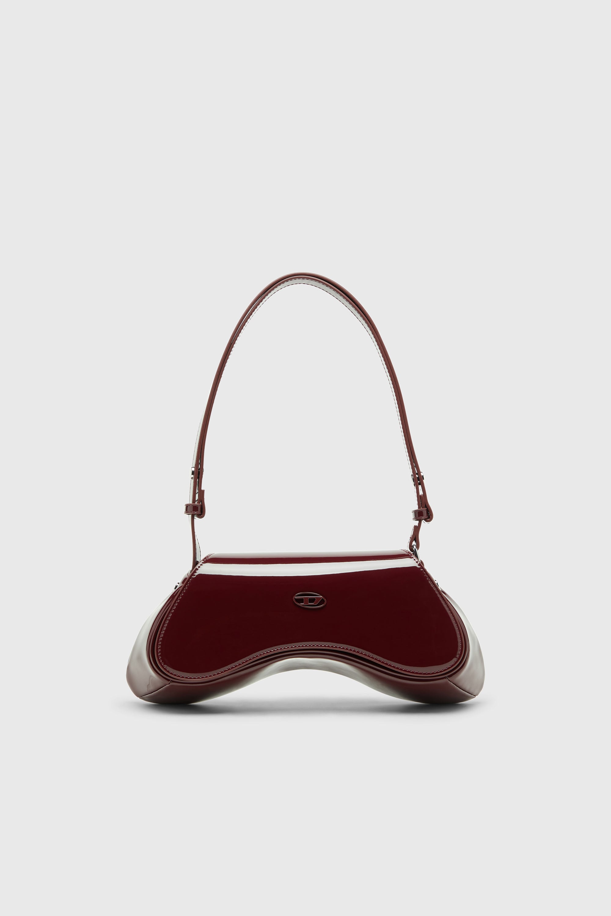 Diesel - PLAY CROSSBODY, Play-Sac &agrave; bandouli&egrave;re glossy Femme in Rouge - 1