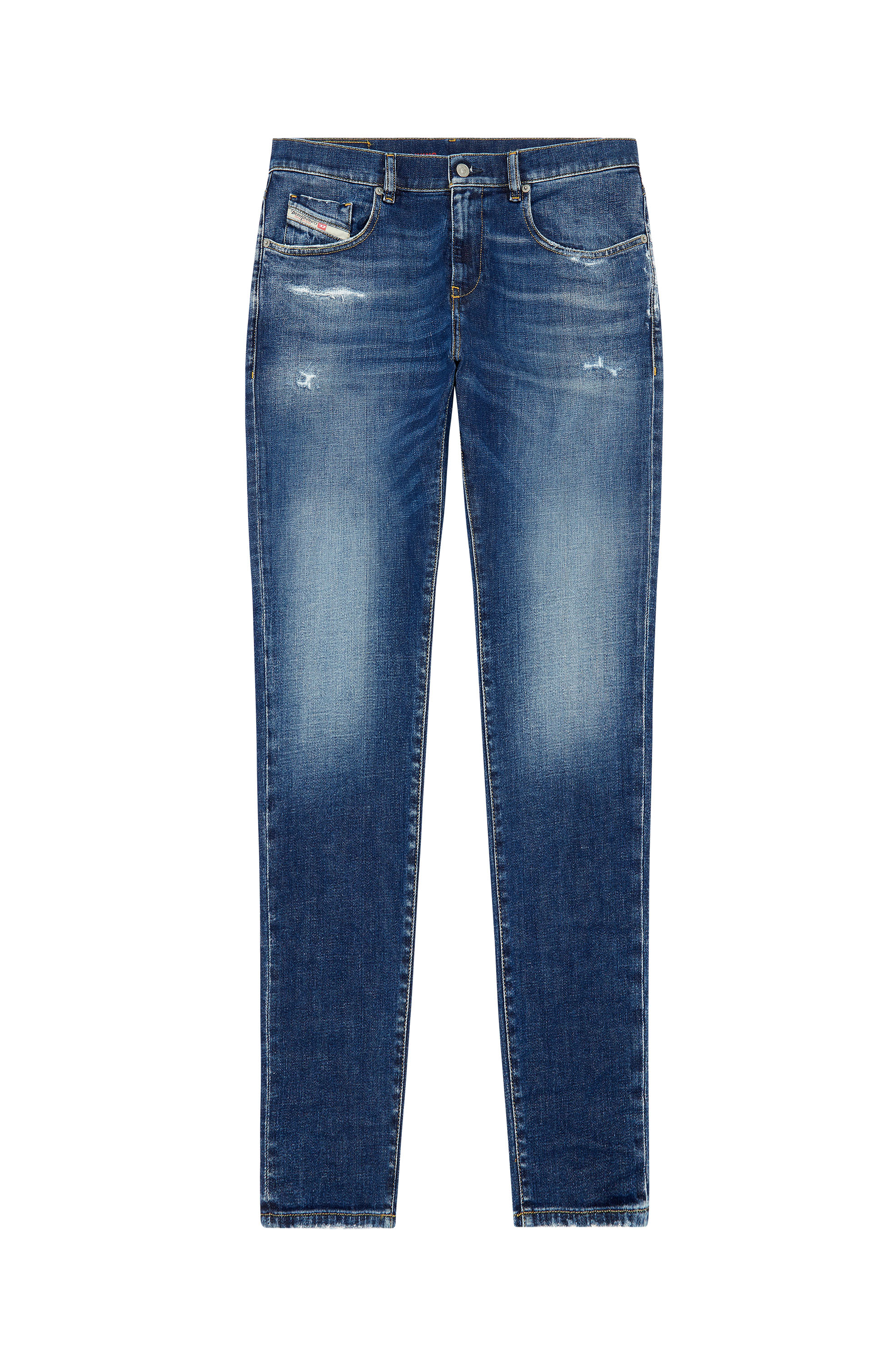 Diesel - Slim Jeans 2019 D-Strukt E9B90, Bleu Clair - Image 5