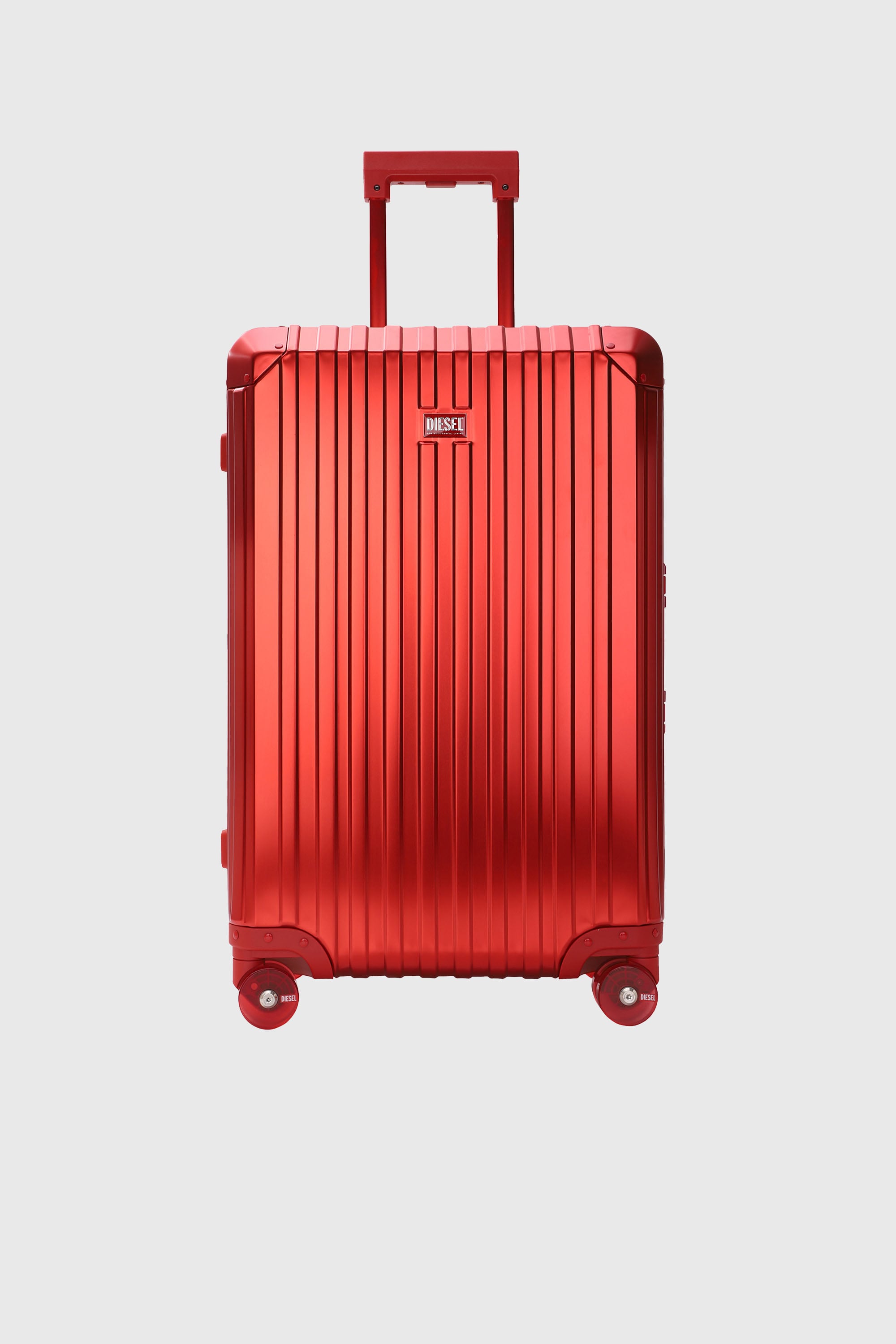 Diesel - DIESEL ALUMINUM TROLLEY- DSL002, Valise en aluminium taille M Mixte in Rouge - 1