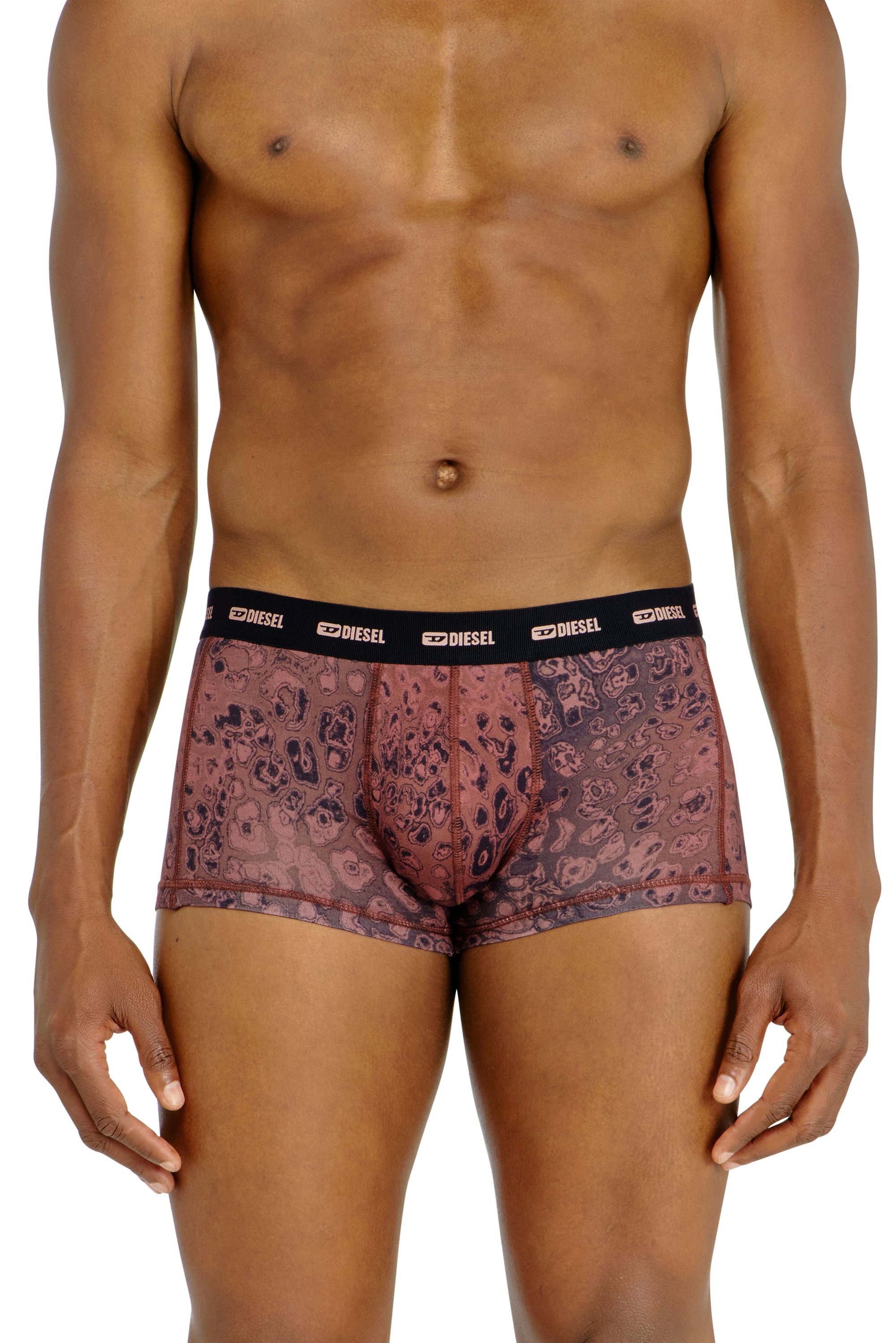 Diesel - DAMIEN-UTLT-3PACK, Lot de trois boxers en coton stretch Homme in Violet - 1