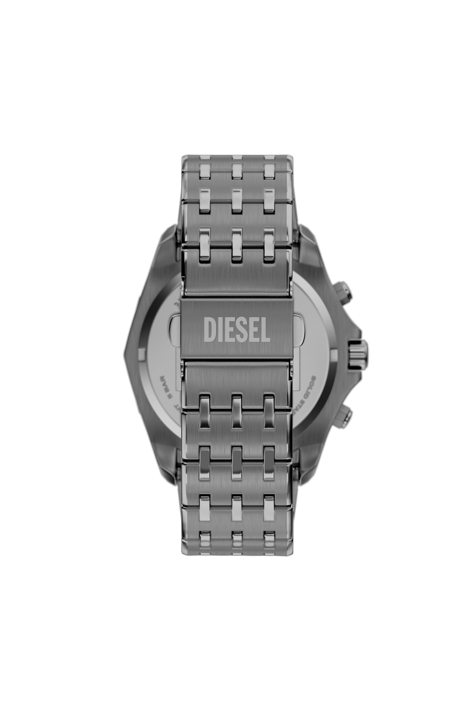 Diesel - DZ4708 WATCH, Montre Stinger en acier inoxydable gunmetal Homme in Gris - 2