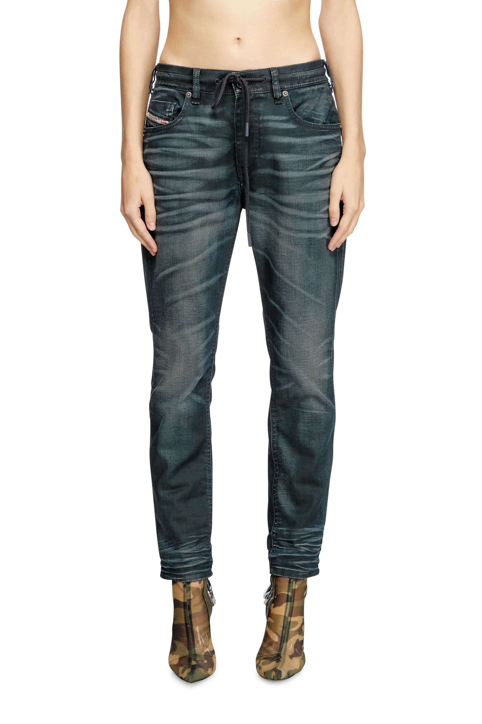 Diesel - Regular 2031 D-Krailey Joggjeans® 068QK Femme, Bleu Foncé - Image 1