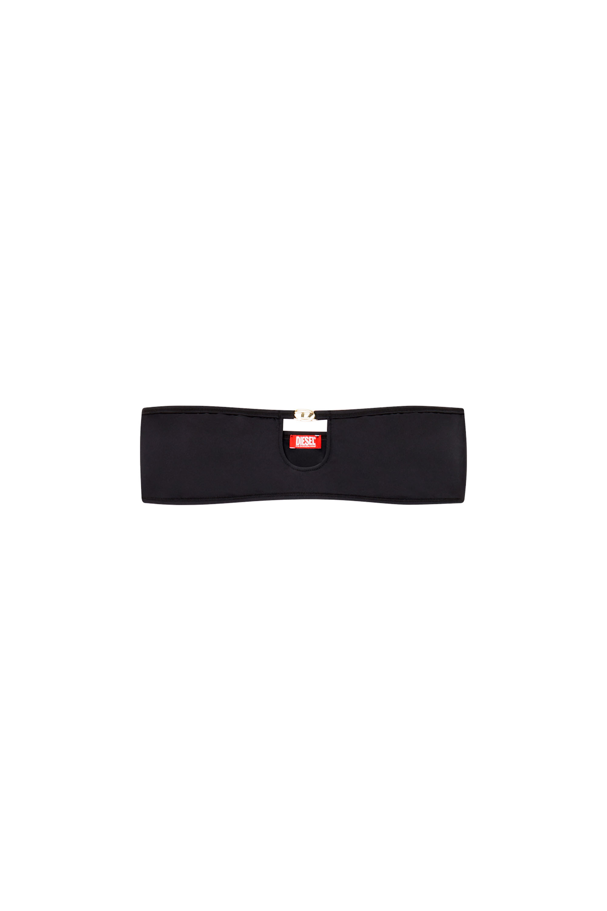 Diesel - ROCHELLE-UTLT, Bandeau en avec Oval D m&eacute;tallique Femme in Noir - 2