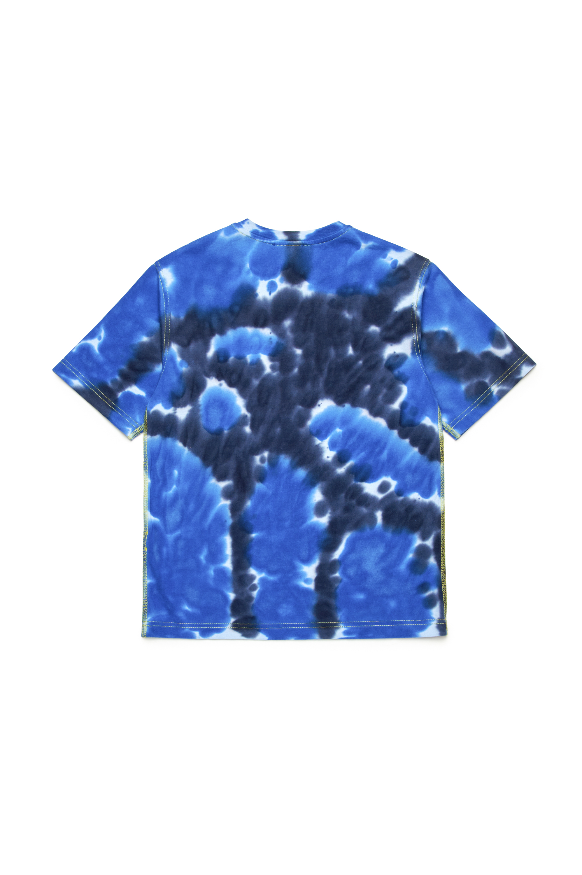 Diesel - TBOXTN15 OVER, T-shirt avec imprim&eacute; batik Homme in Bleu - 2