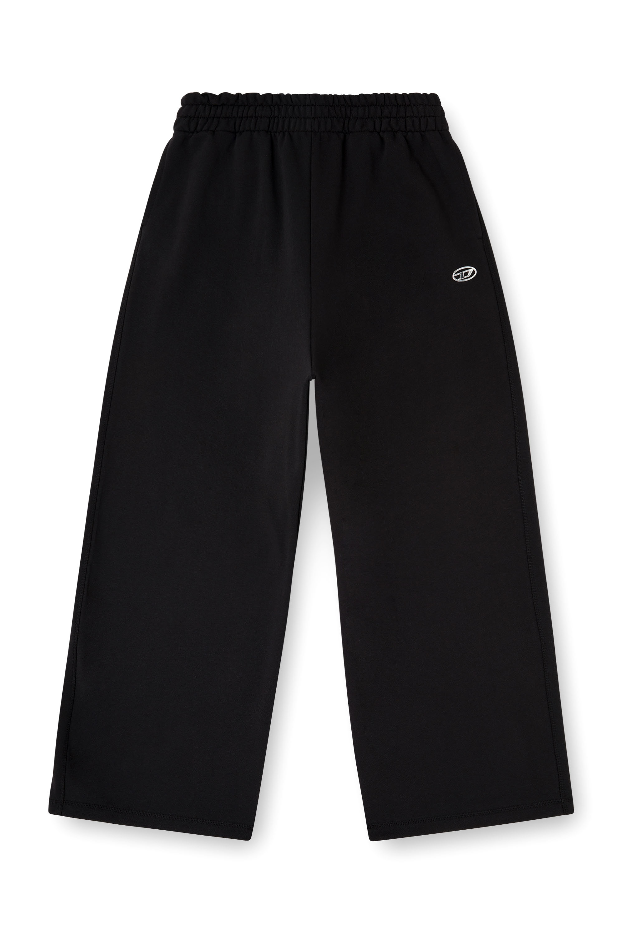 Diesel - P-ZENIA-OD, Pantalon de surv&ecirc;tement ample avec taille &eacute;lastique Femme in Noir - 2