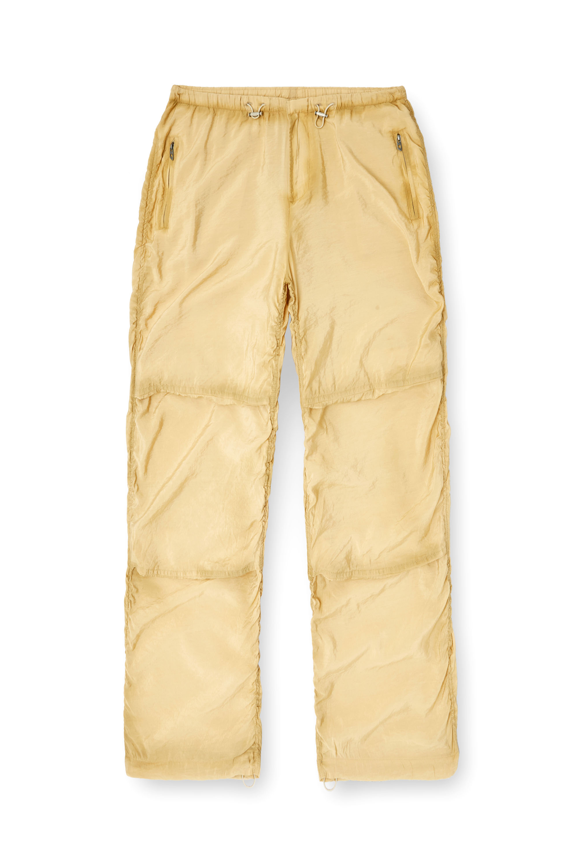 Diesel - P-DAILY, Pantalon utilitaire en tissu léger et froissé Homme in Beige - 3