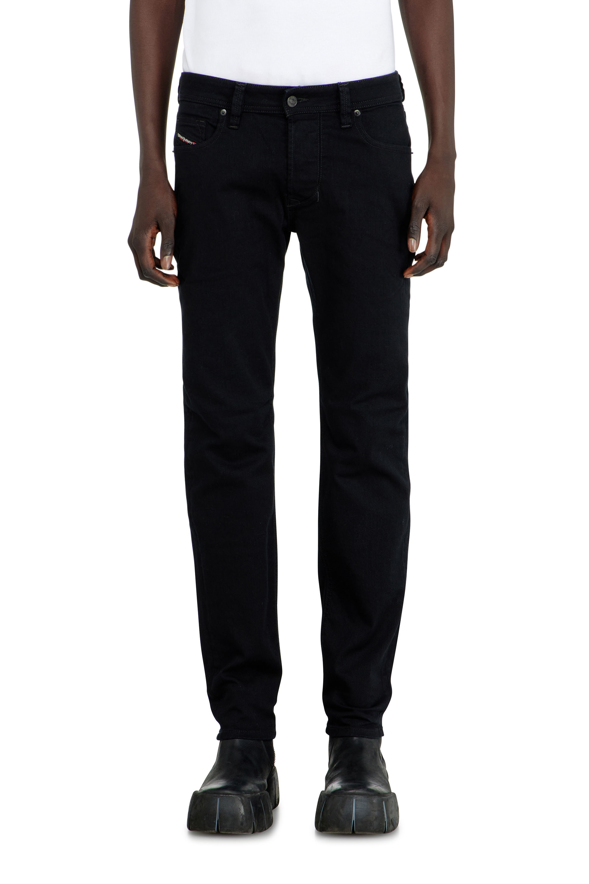 Diesel - Regular Jeans 1986 Larkee-Beex 0688H Homme, Noir/Gris fonc&eacute; - Image 4