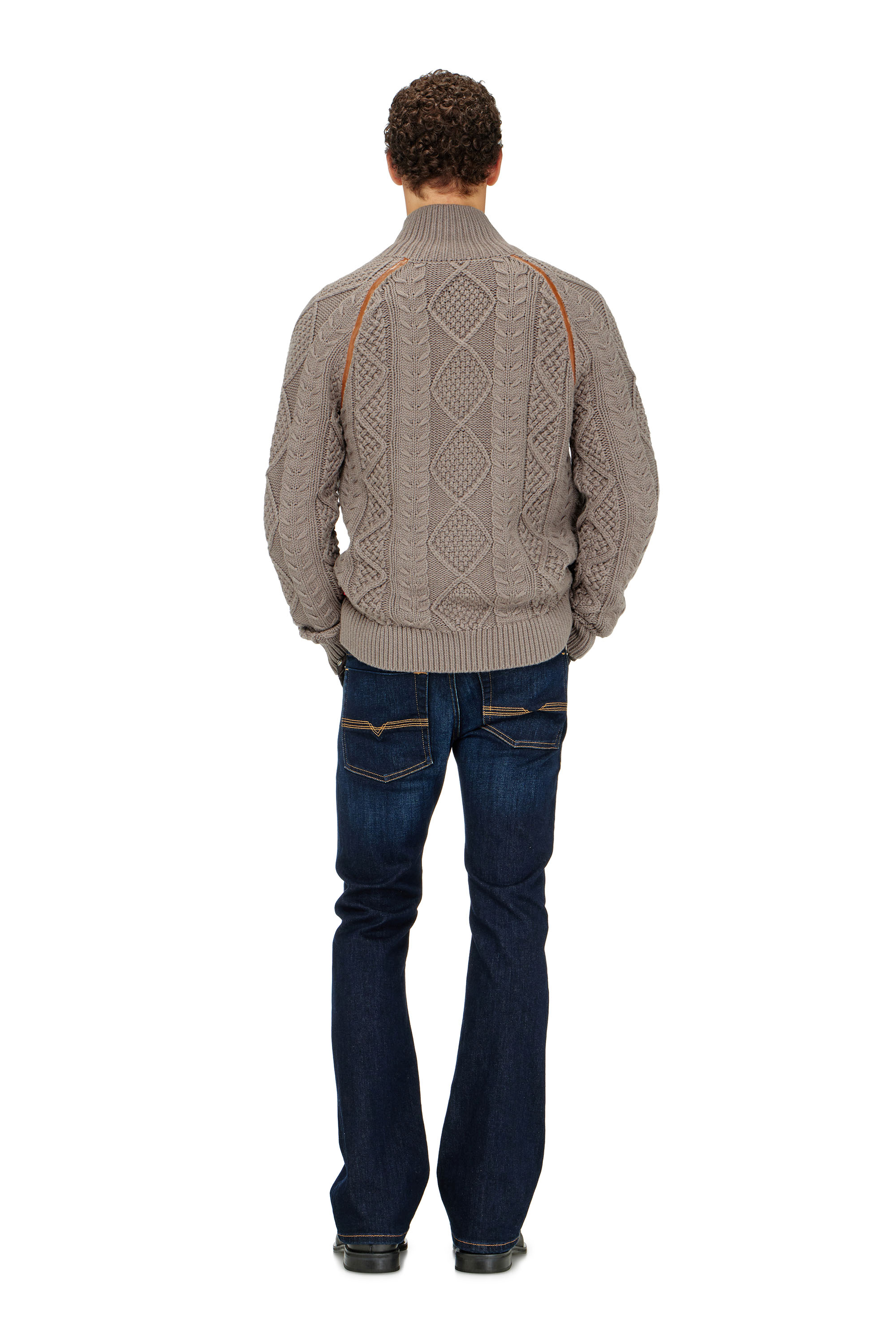 Diesel - Man's Bootcut Jeans 2007 Zatiny 09Q15, Dark Blue - 3