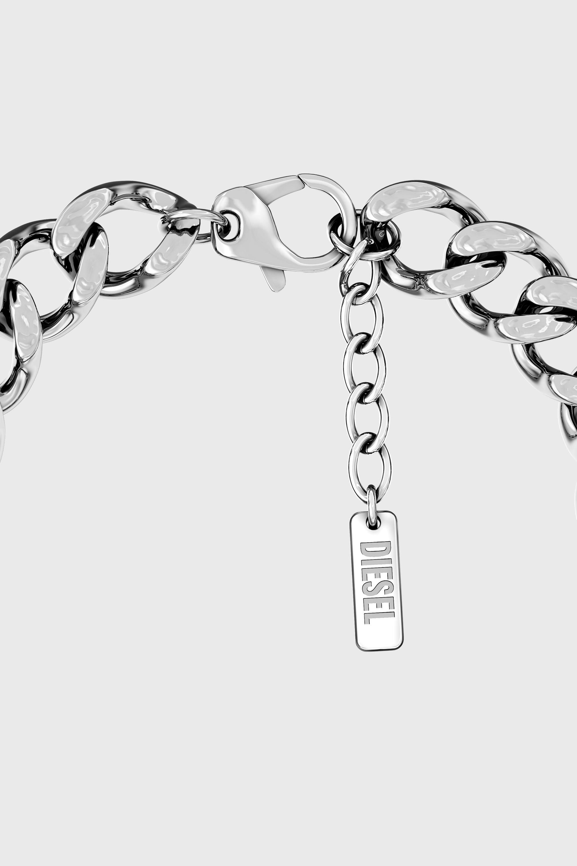 Diesel - DX1732040, Bracelet identit&eacute; en acier inoxydable Mixte in Gris argent&eacute; - 2