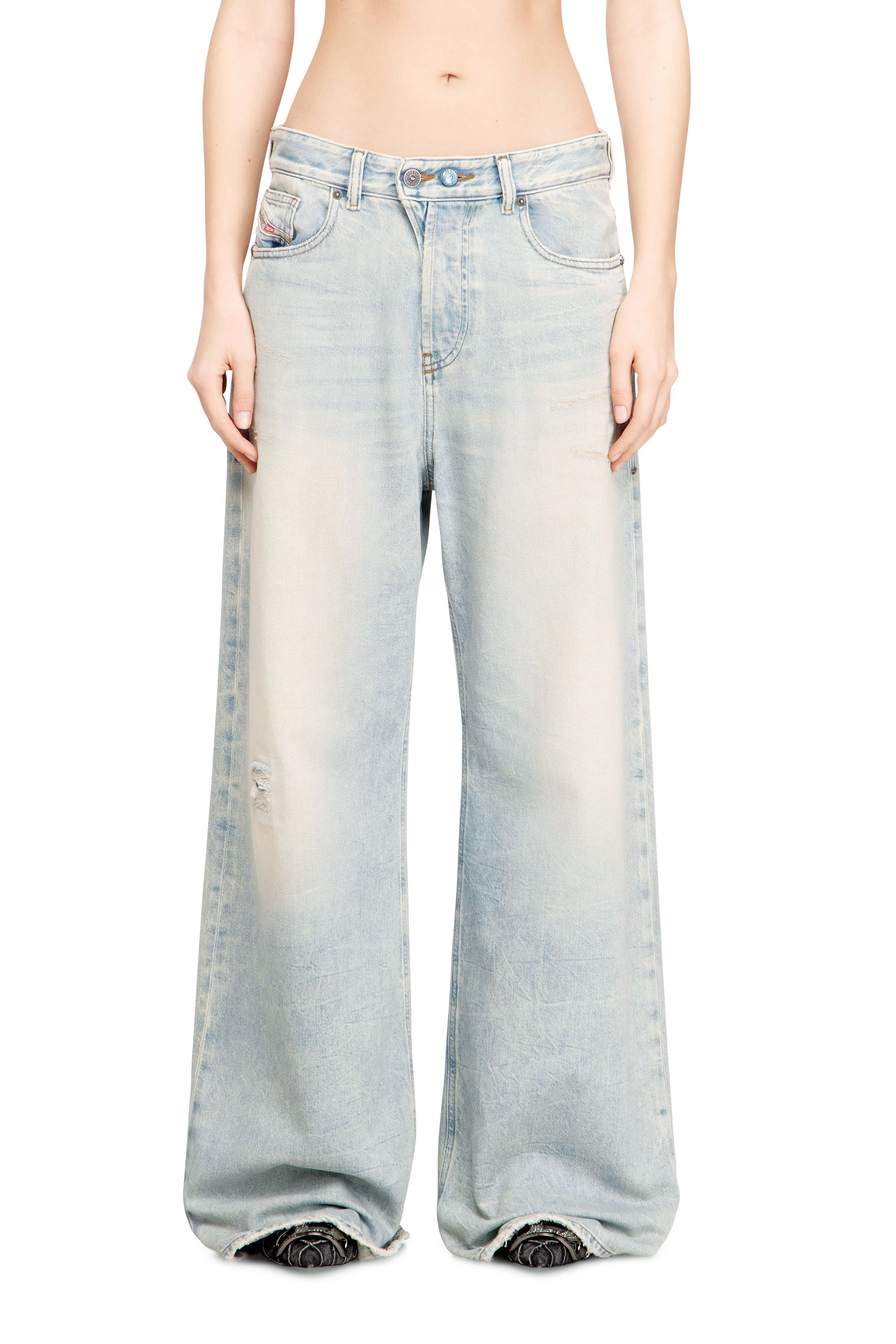 Diesel - Relaxed Jeans 1996 D-Sire 09N22 Femme, Bleu Clair - Image 1
