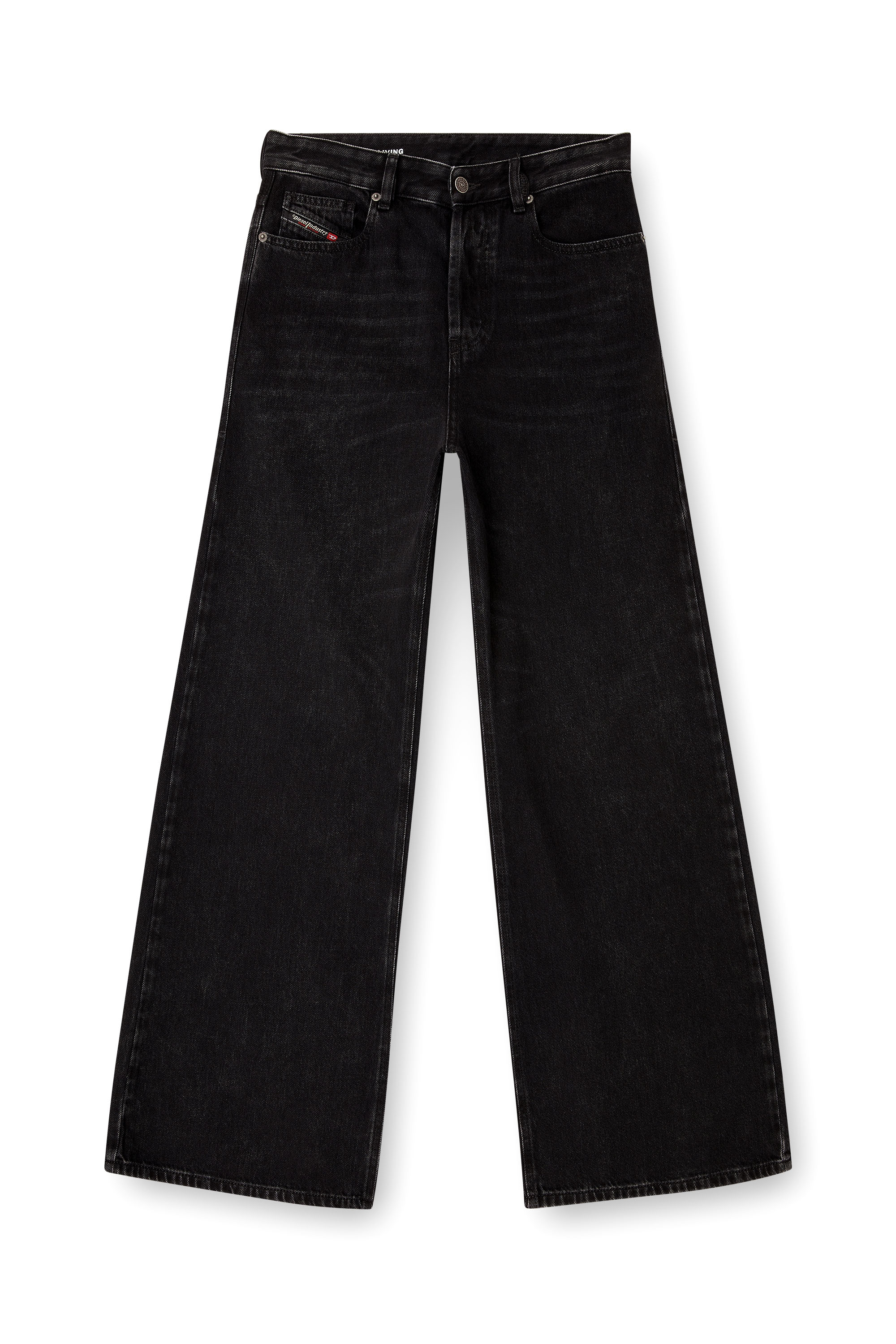 Diesel - Relaxed Jeans 1996 D-Sire 09P09 Femme, Noir/Gris foncé - Image 3
