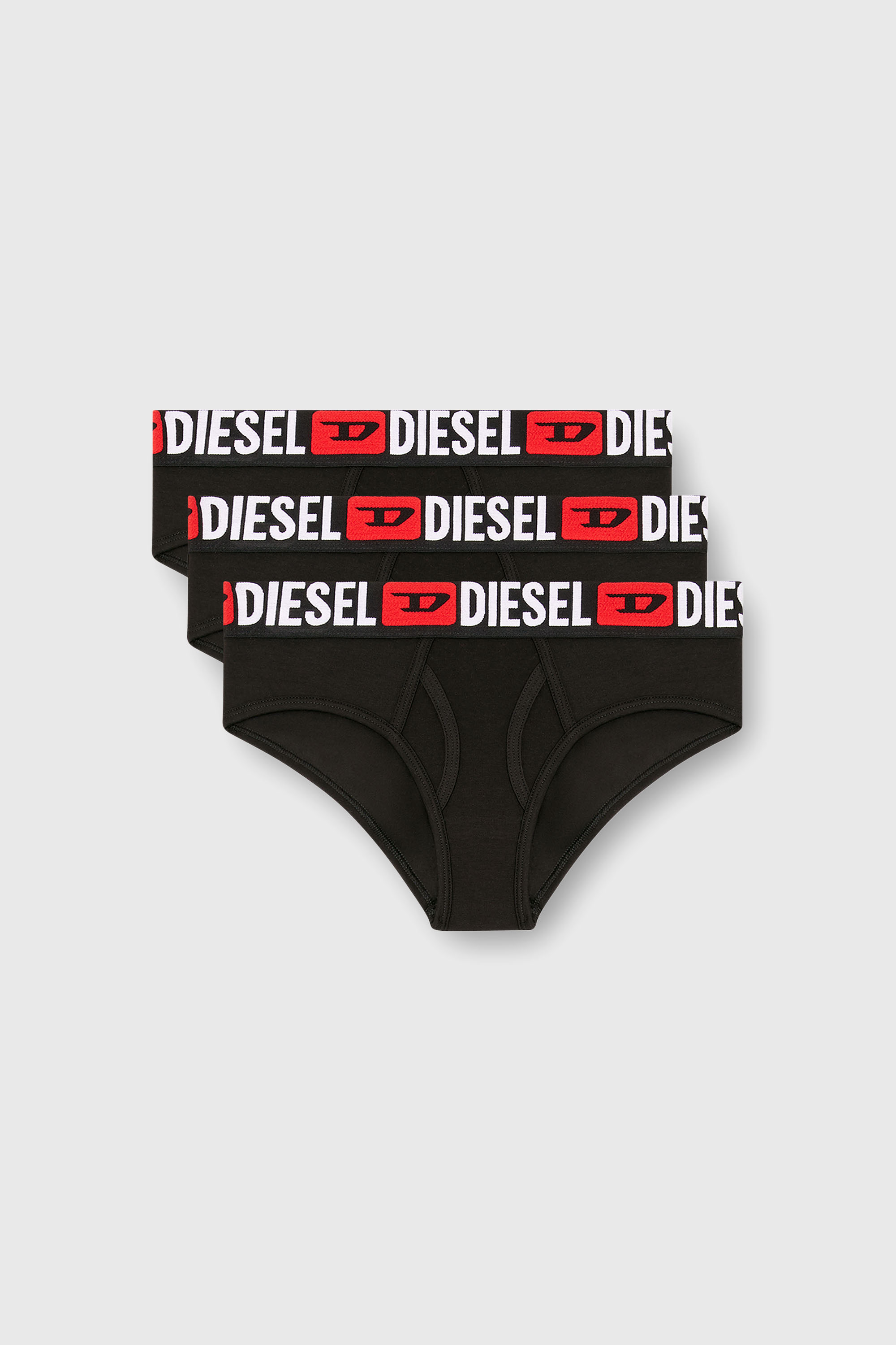 Diesel - OXY-D-CORE-3PACK, Lot de trois culottes avec maxi logo &agrave; la taille Femme in Noir - 2