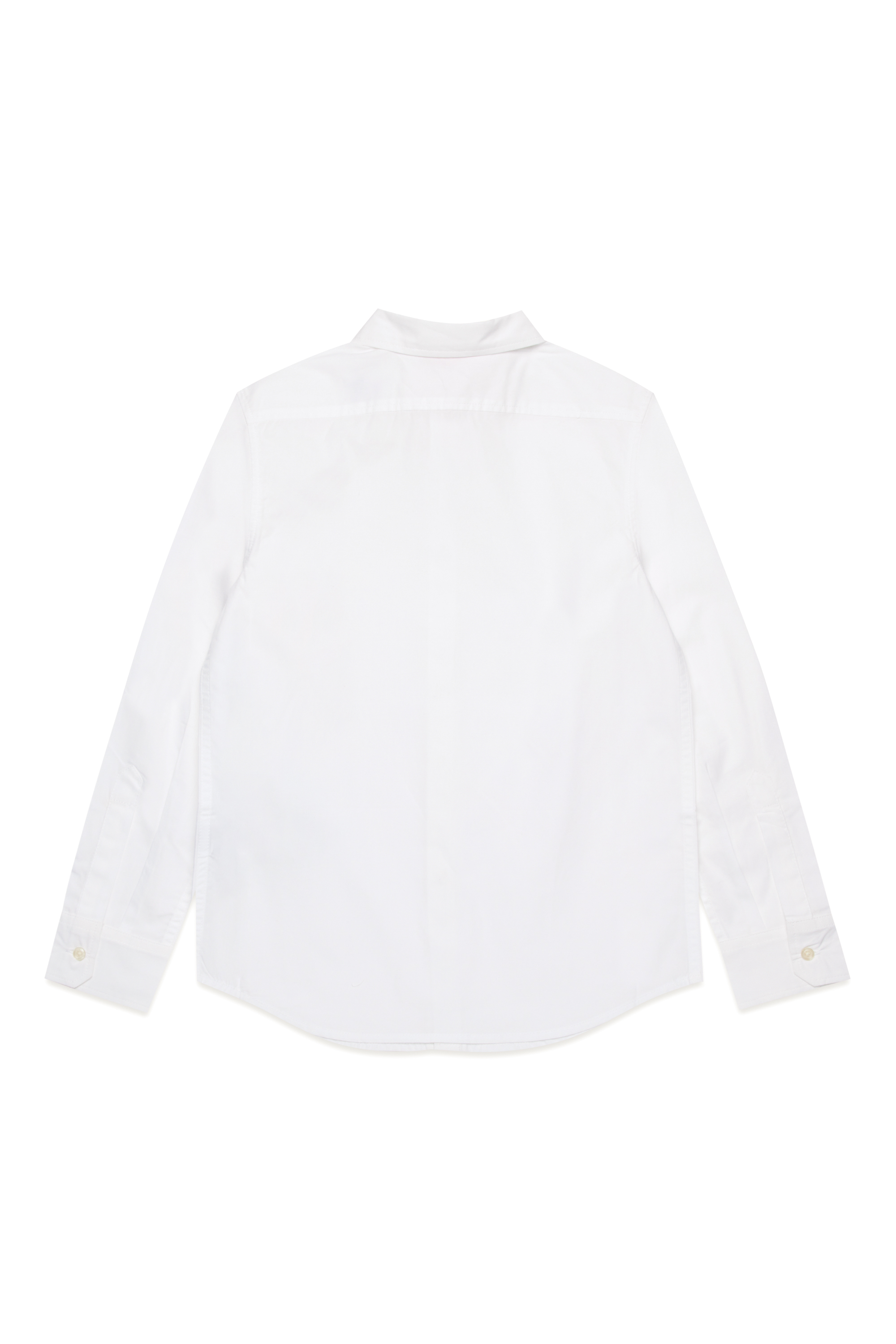 Diesel - CPINGO, Homme Chemise à manches longues avec broderie Oval D in Blanc - Image 2